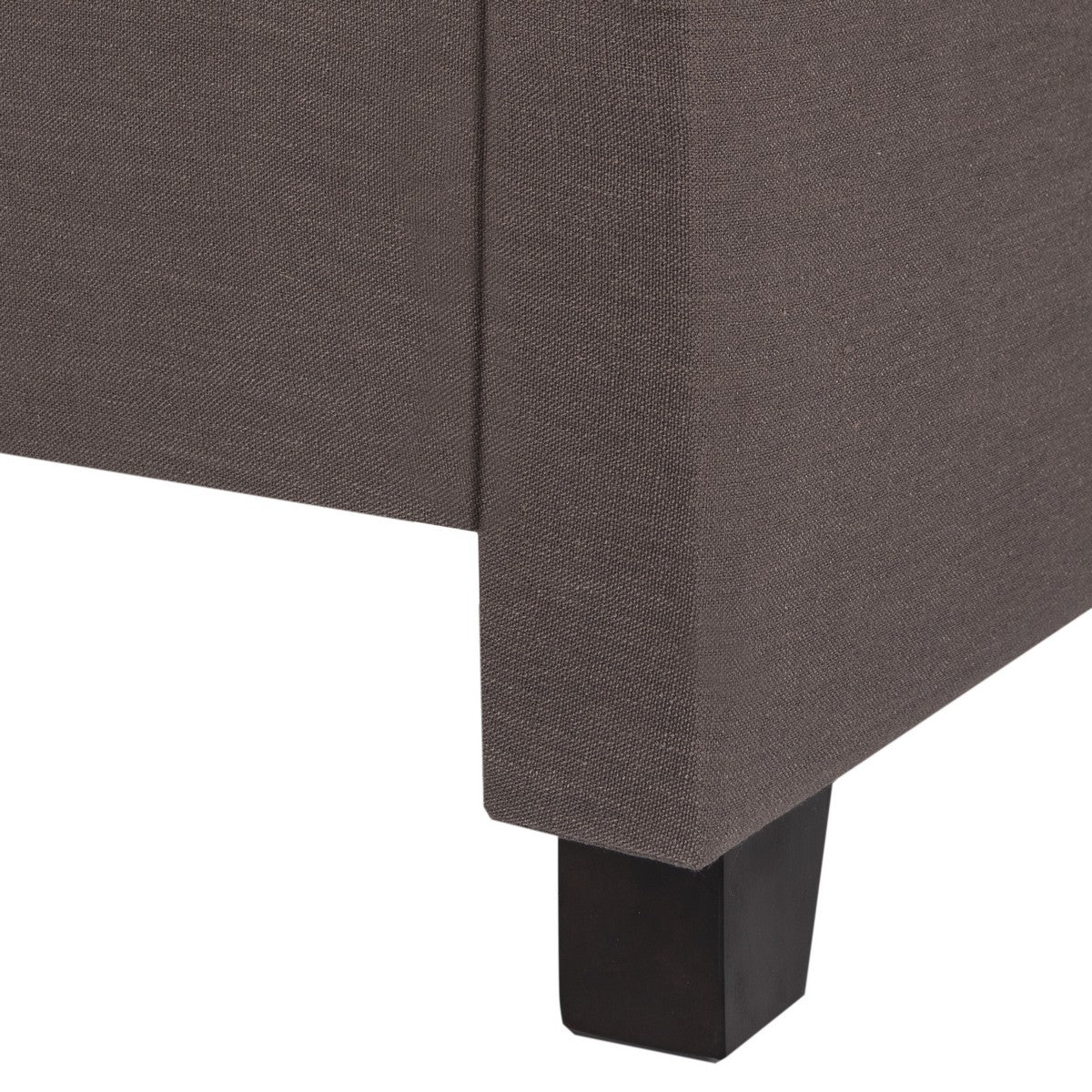 Safavieh Theron Bed Queen Size - Dark Taupe - Image 3