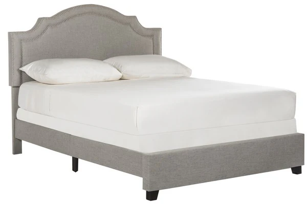 Safavieh Theron Bed Queen Size - Light Grey - Image 2