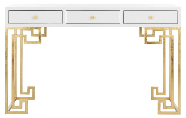Safavieh Valeria Writing Desk - White - Image 2