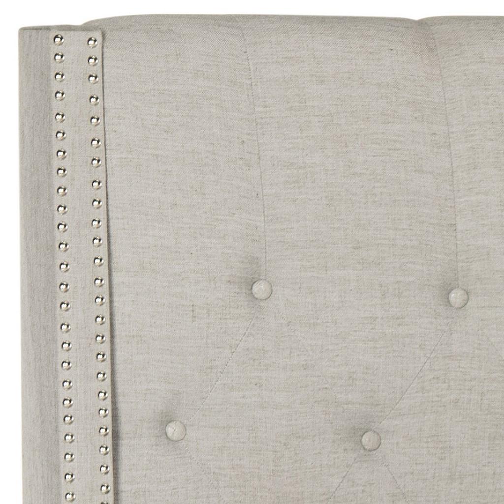 Safavieh Winslet Bed Queen Size - Light Grey - Image 3