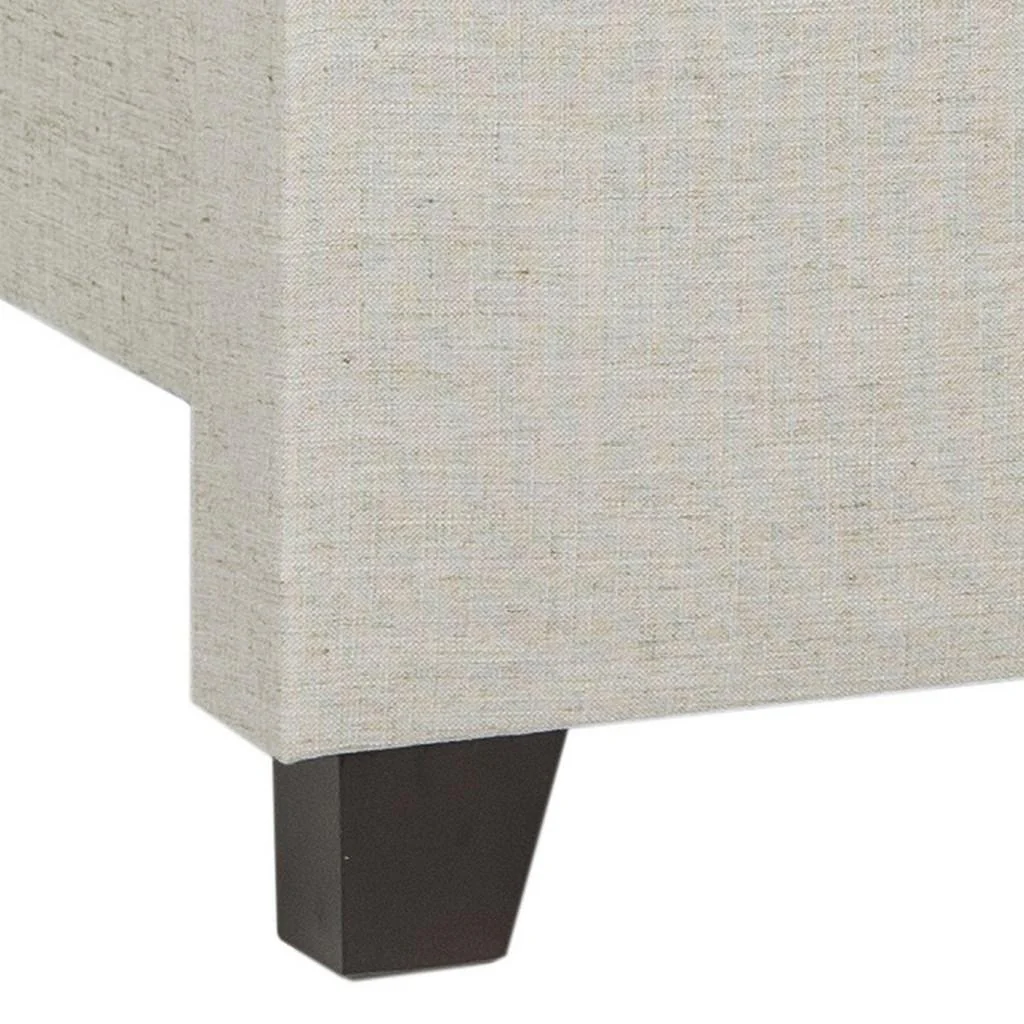 Safavieh Winslet Bed Queen Size - Light Grey - Image 4