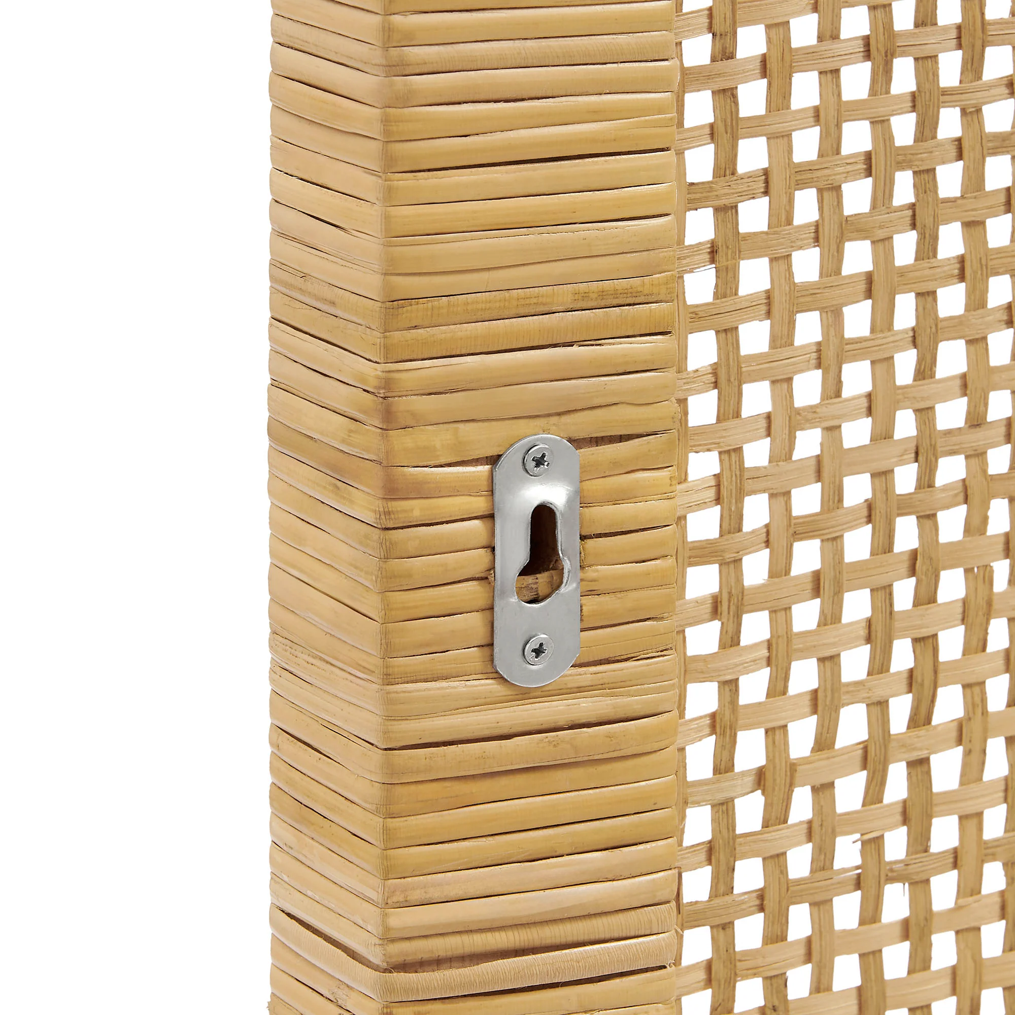 Sandy Wall Mounted Wood and Rattan Full Size Headboard by Modway - Image 4