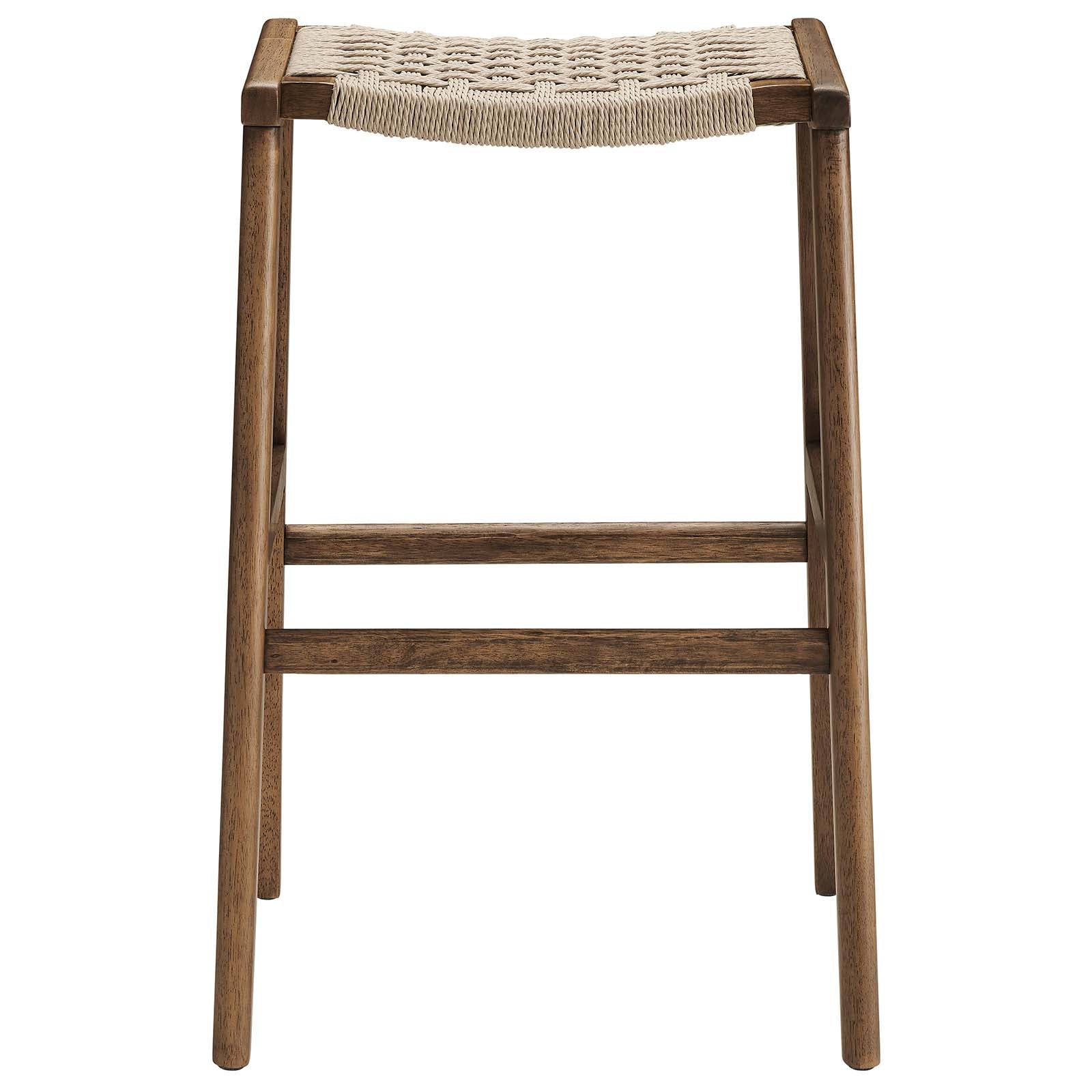 Saoirse Woven Rope Wood Bar Stool - Set of 2 By Modway - EEI-6550 - Image 32