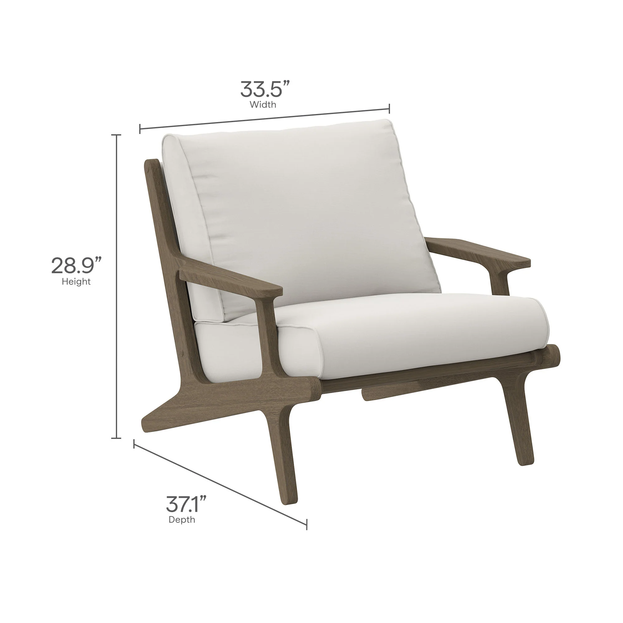 Saratoga 3-Piece Outdoor Patio Teak Wood Furniture Set with Lounge Chairs and Side Table by Modway - Image 6