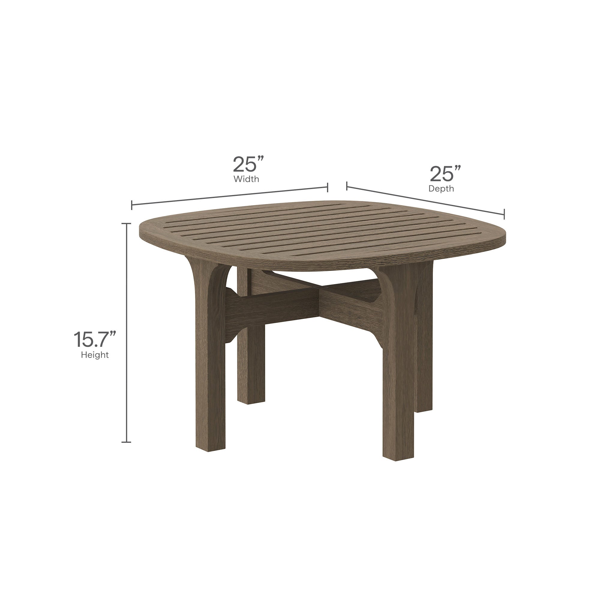 Saratoga 4-Piece Outdoor Patio Teak Wood Furniture Set by Modway - Image 9