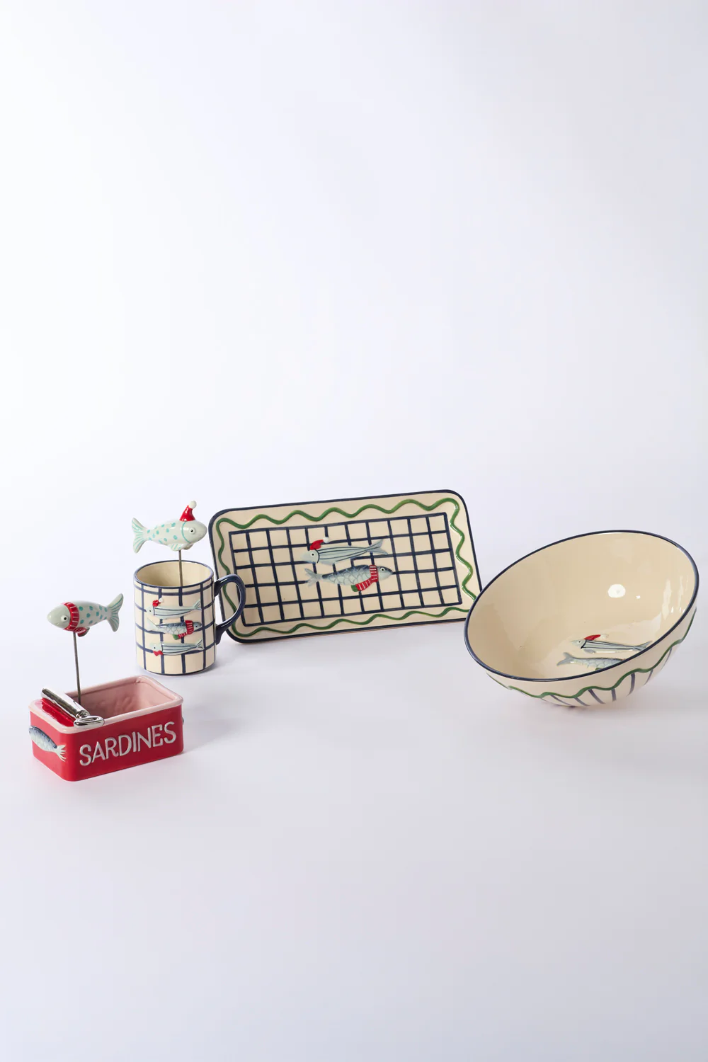 Sardine Tin Planter Set of 4 By Accent Decor - Image 3