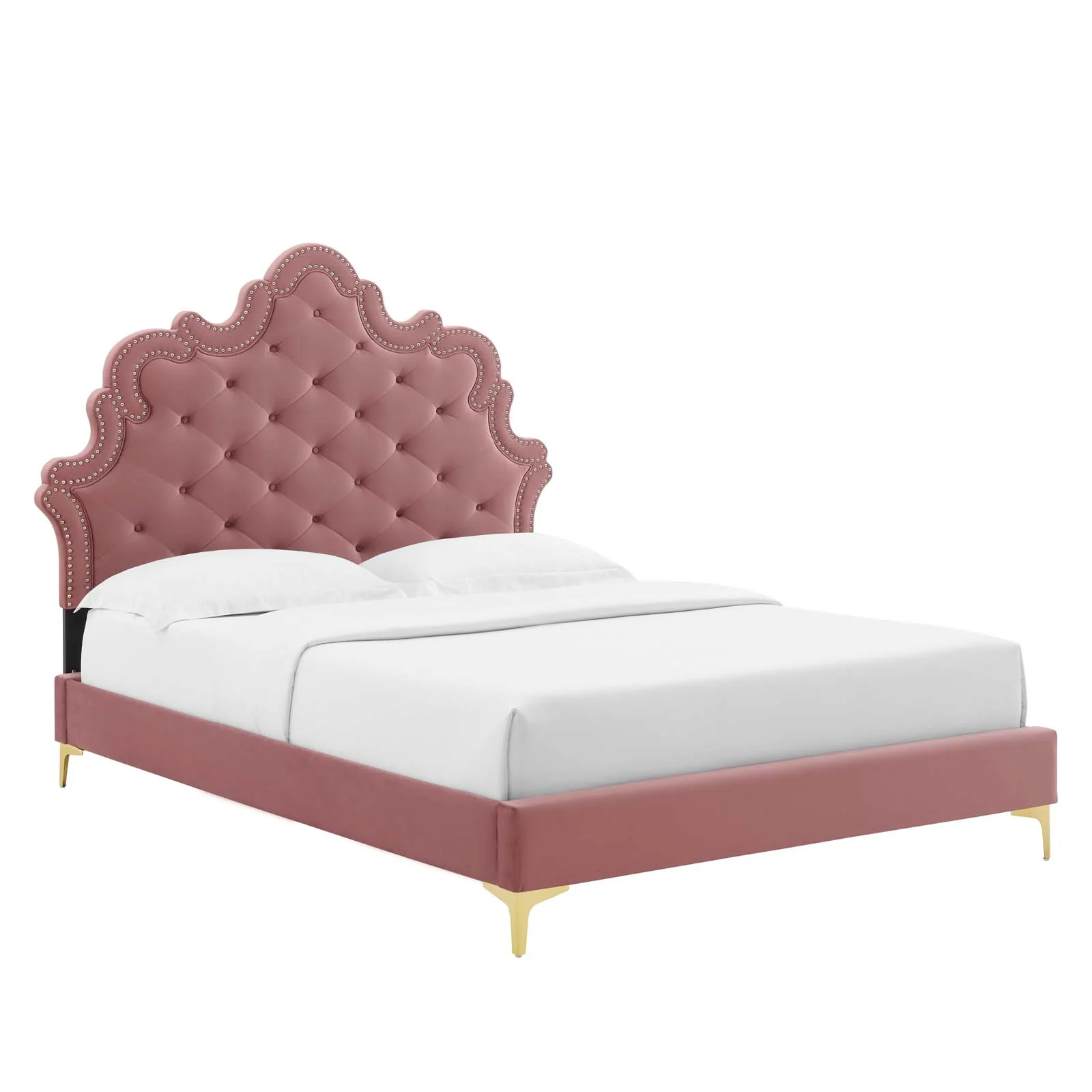 Sasha Button-Tufted Performance Velvet King Bed By Modway - MOD-6832 - Image 13