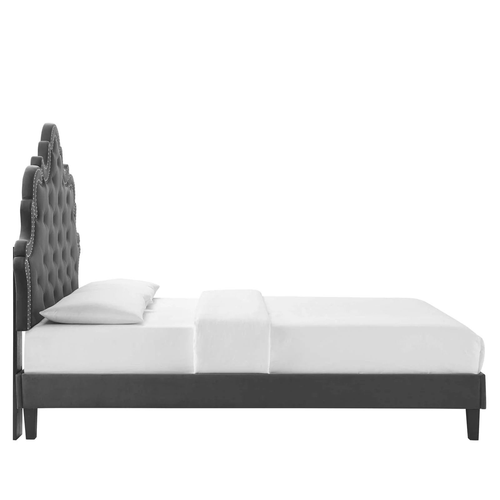 Sasha Button-Tufted Performance Velvet King Bed By Modway - MOD-6842 - Image 6