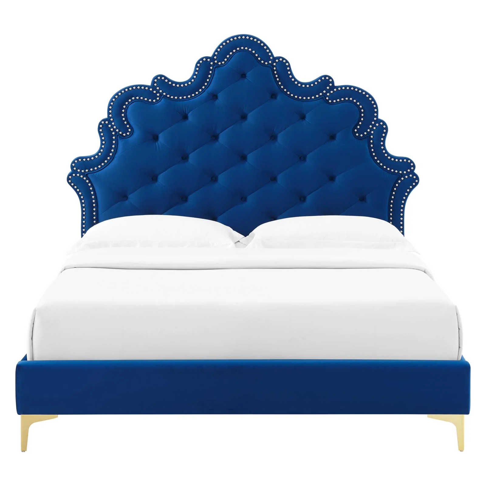 Sasha Button-Tufted Performance Velvet Queen Bed By Modway - MOD-6817 - Image 29