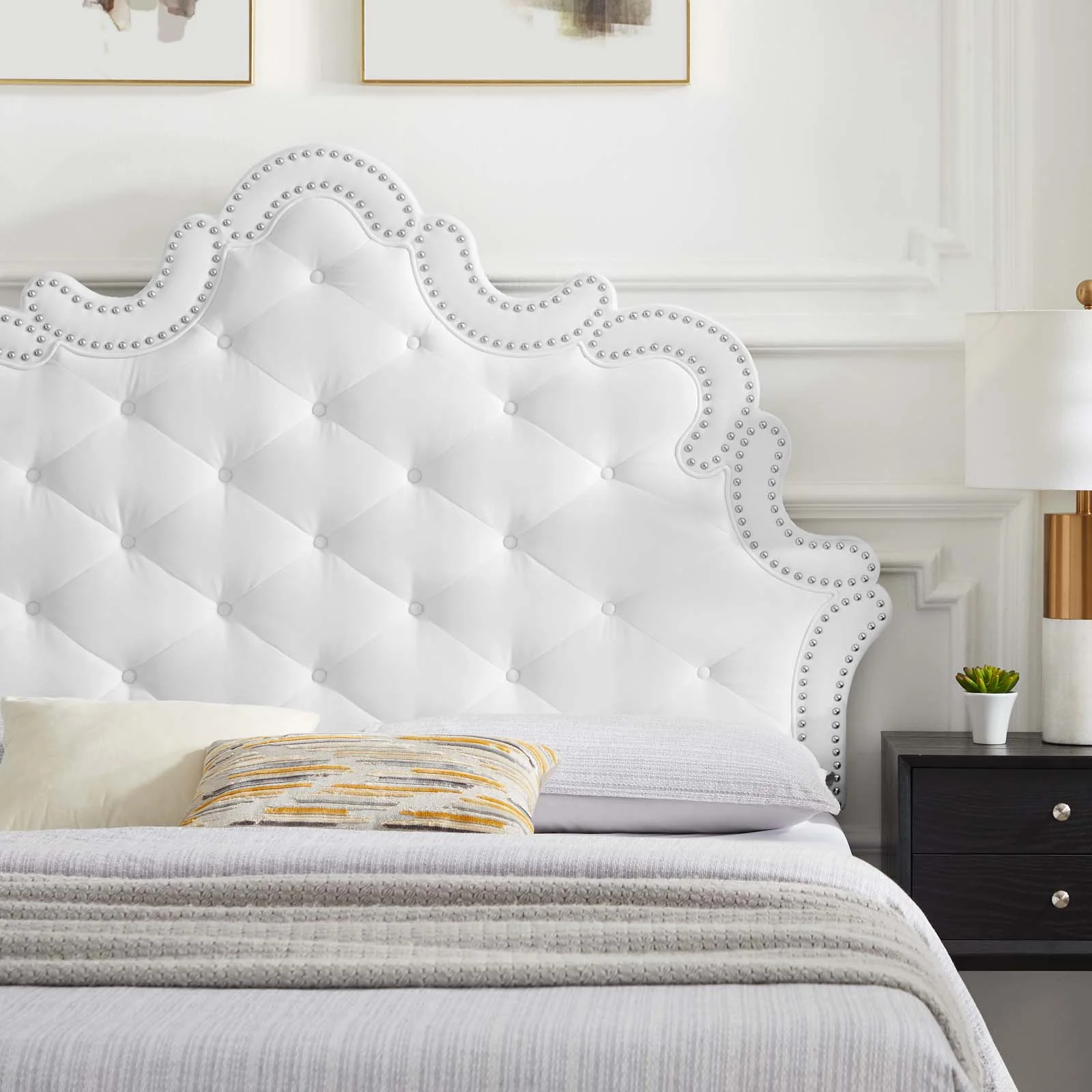 Sasha Button-Tufted Performance Velvet Queen Bed By Modway - MOD-6817 - Image 36