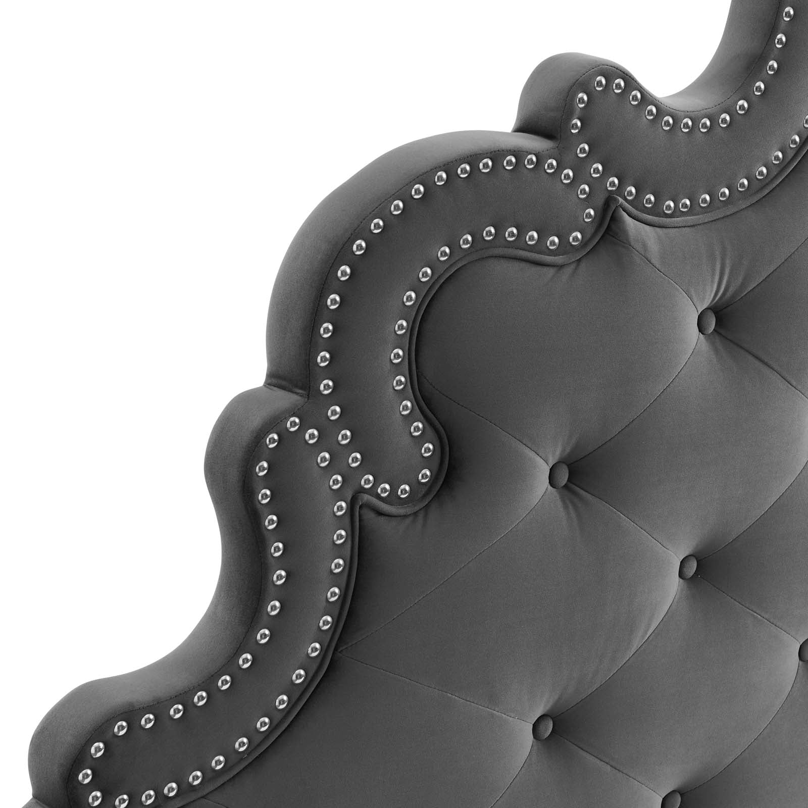 Sasha Button-Tufted Performance Velvet Queen Bed By Modway - MOD-6817 - Image 9