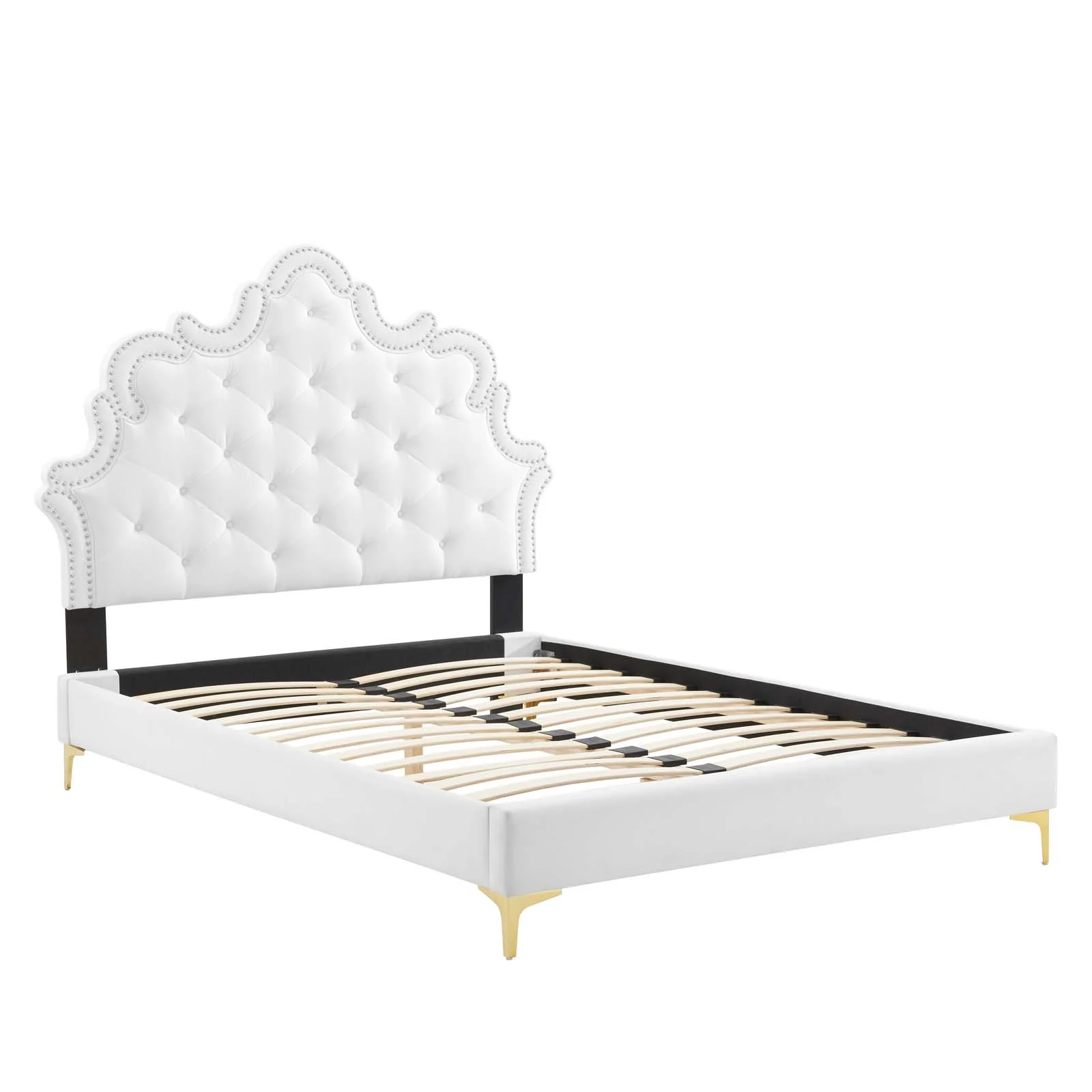 Sasha Button-Tufted Performance Velvet Twin Bed By Modway - MOD-6787 - Image 38