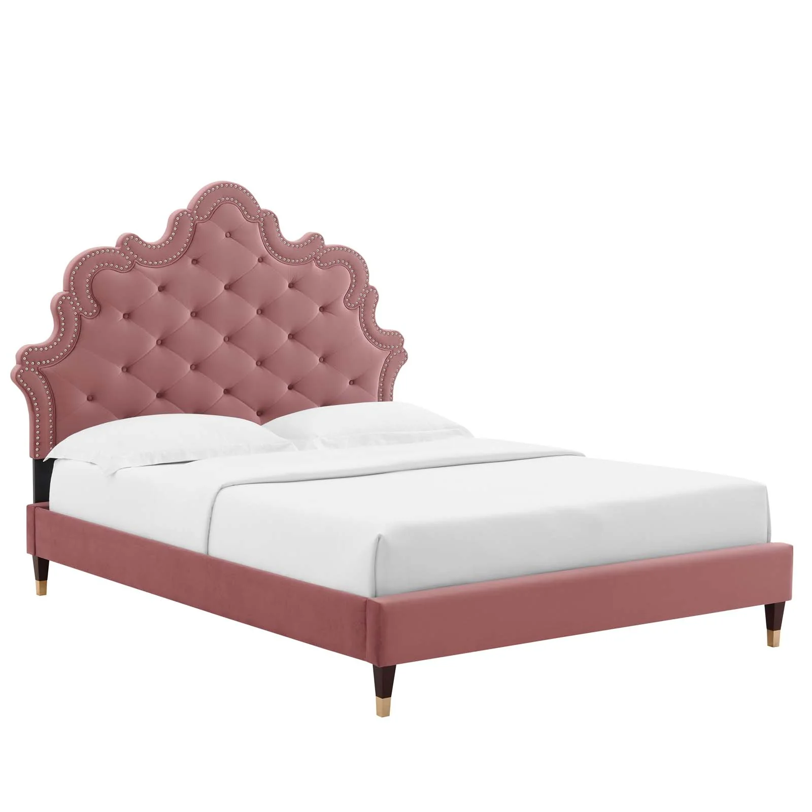 Sasha Button-Tufted Performance Velvet Twin Bed By Modway - MOD-6792 - Image 12