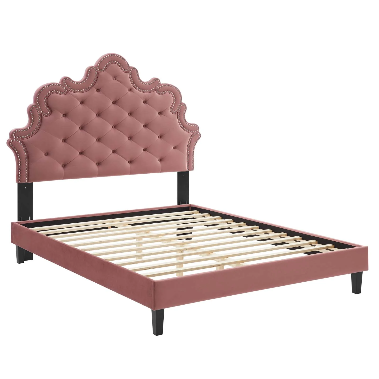 Sasha Button-Tufted Performance Velvet Twin Bed By Modway - MOD-6797 - Image 16