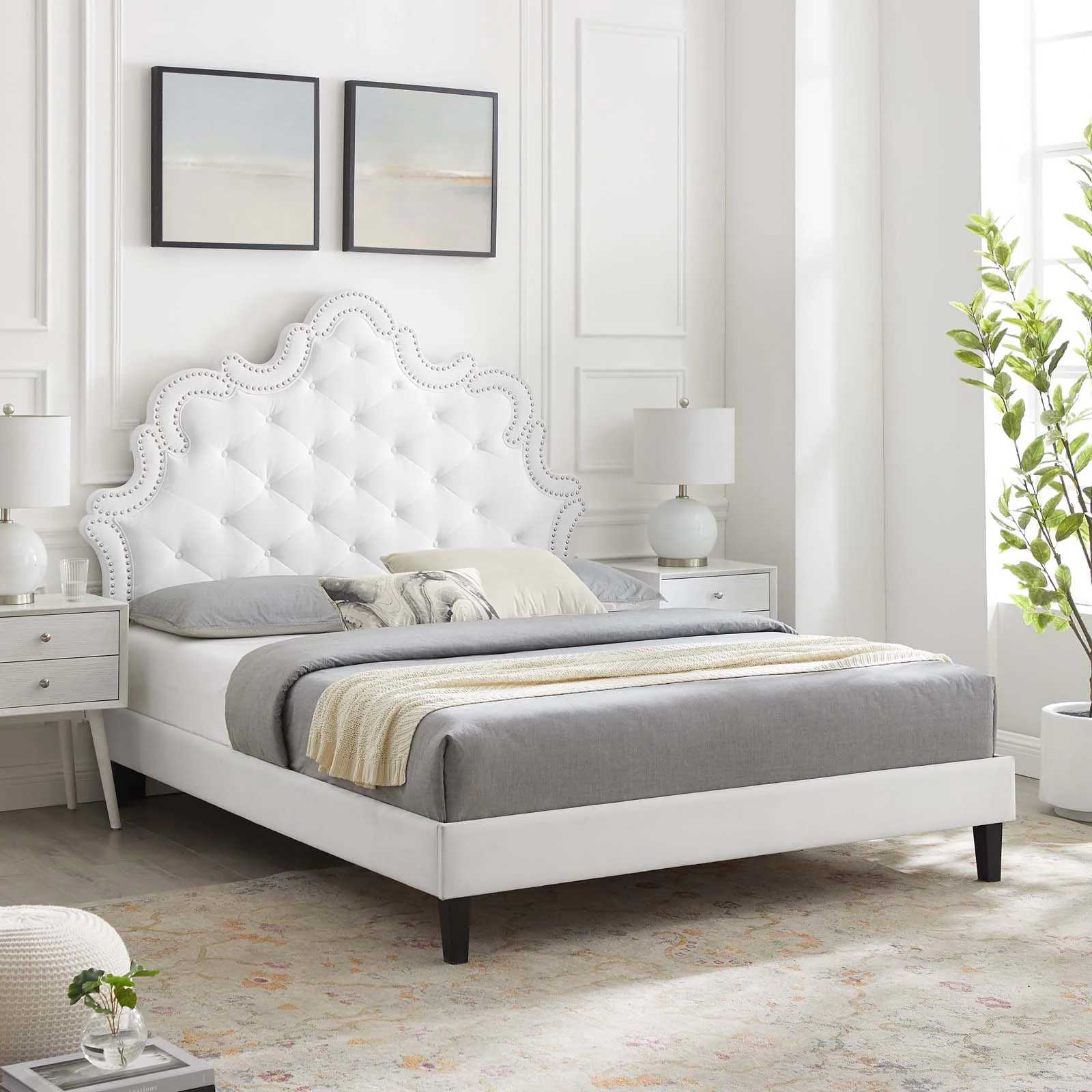 Sasha Button-Tufted Performance Velvet Twin Bed By Modway - MOD-6797 - Image 37