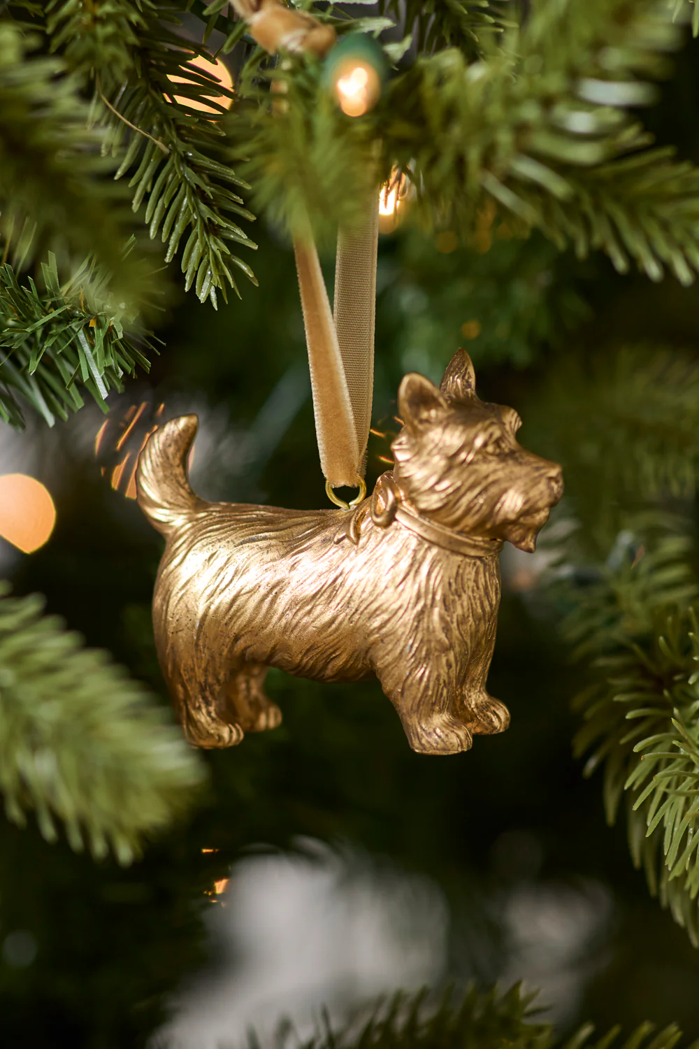 Scottie Dog Ornament Set of 8 By Accent Decor