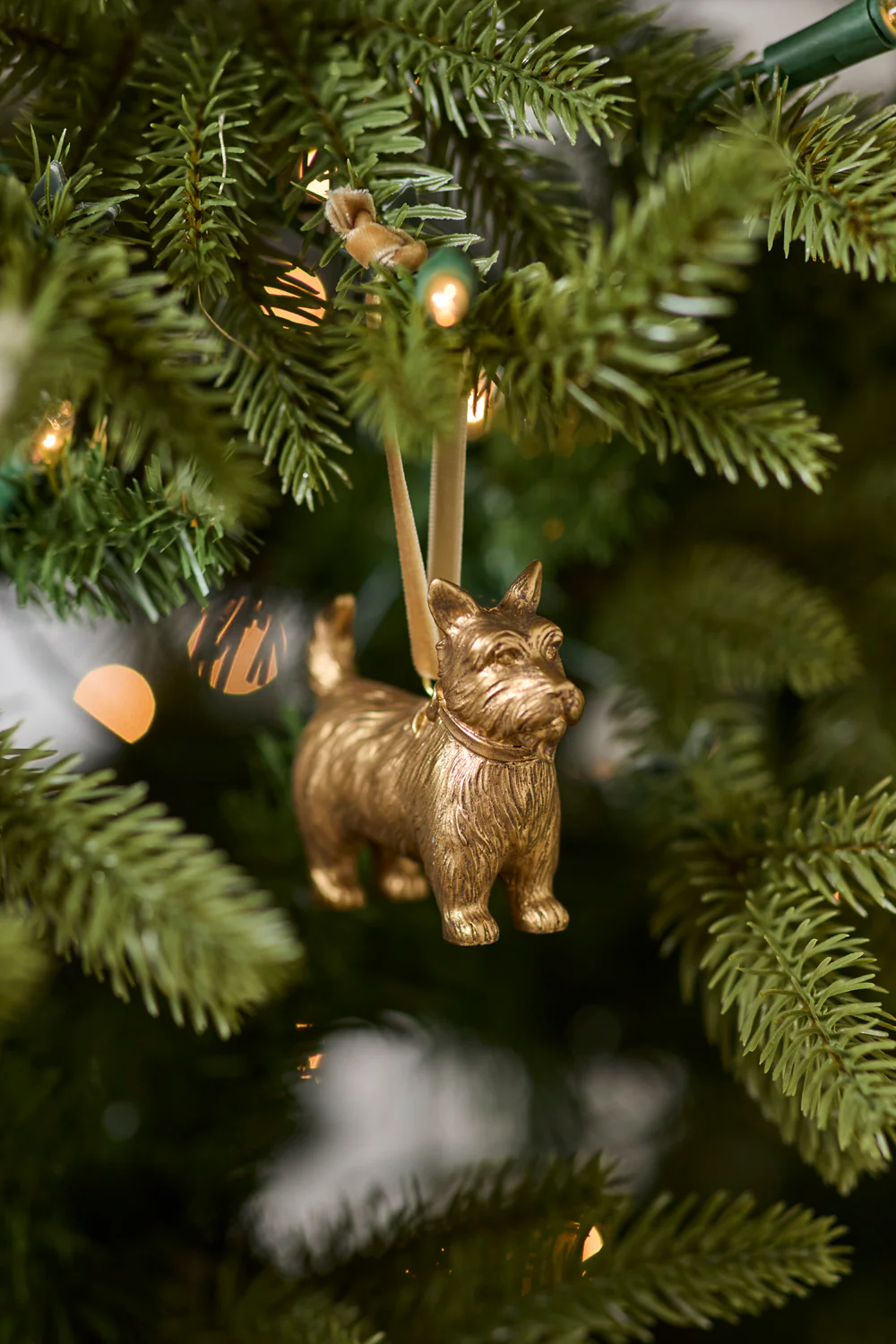 Scottie Dog Ornament Set of 8 By Accent Decor - Image 3