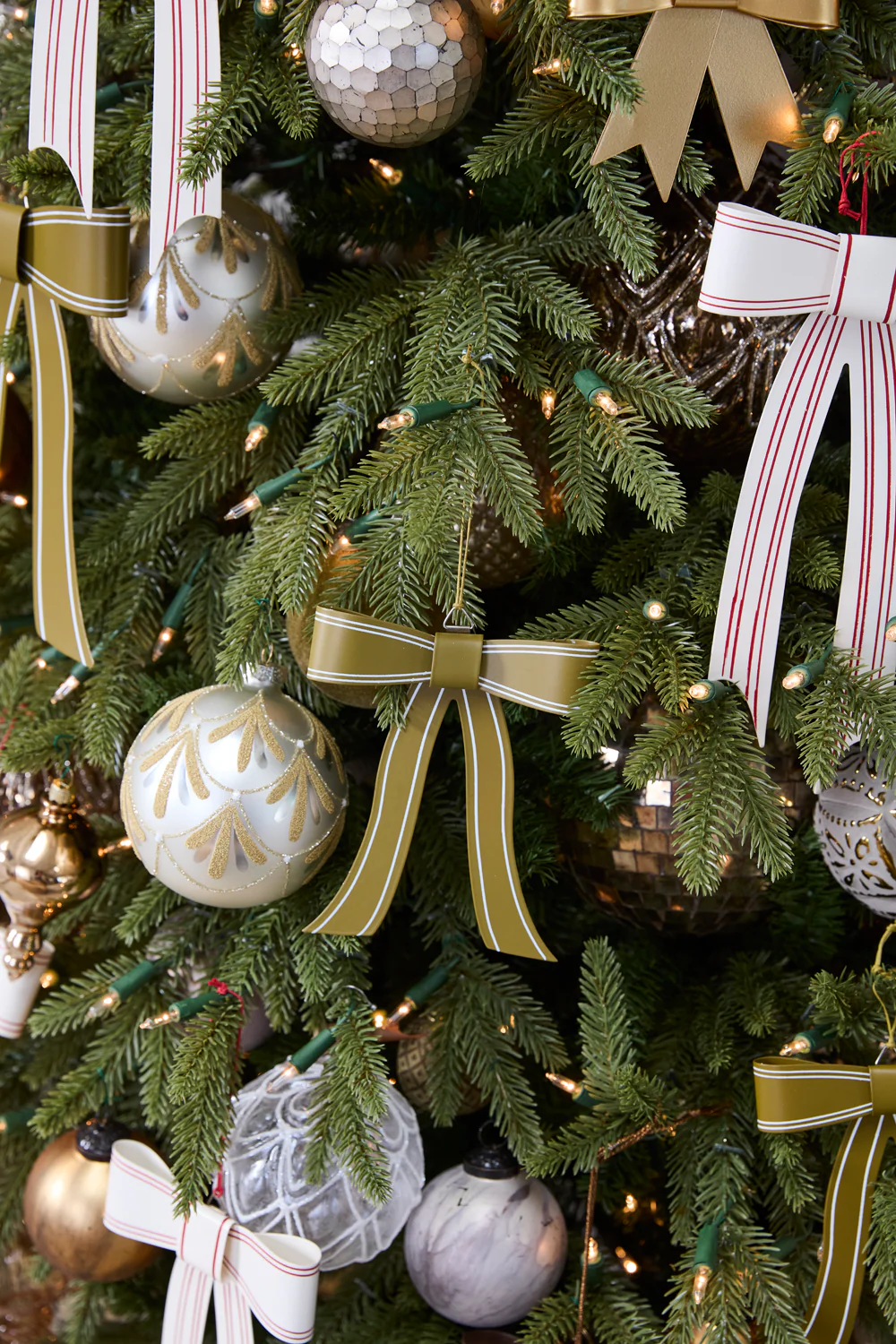 Selah Bow Ornament Set of 8 By Accent Decor - Image 4