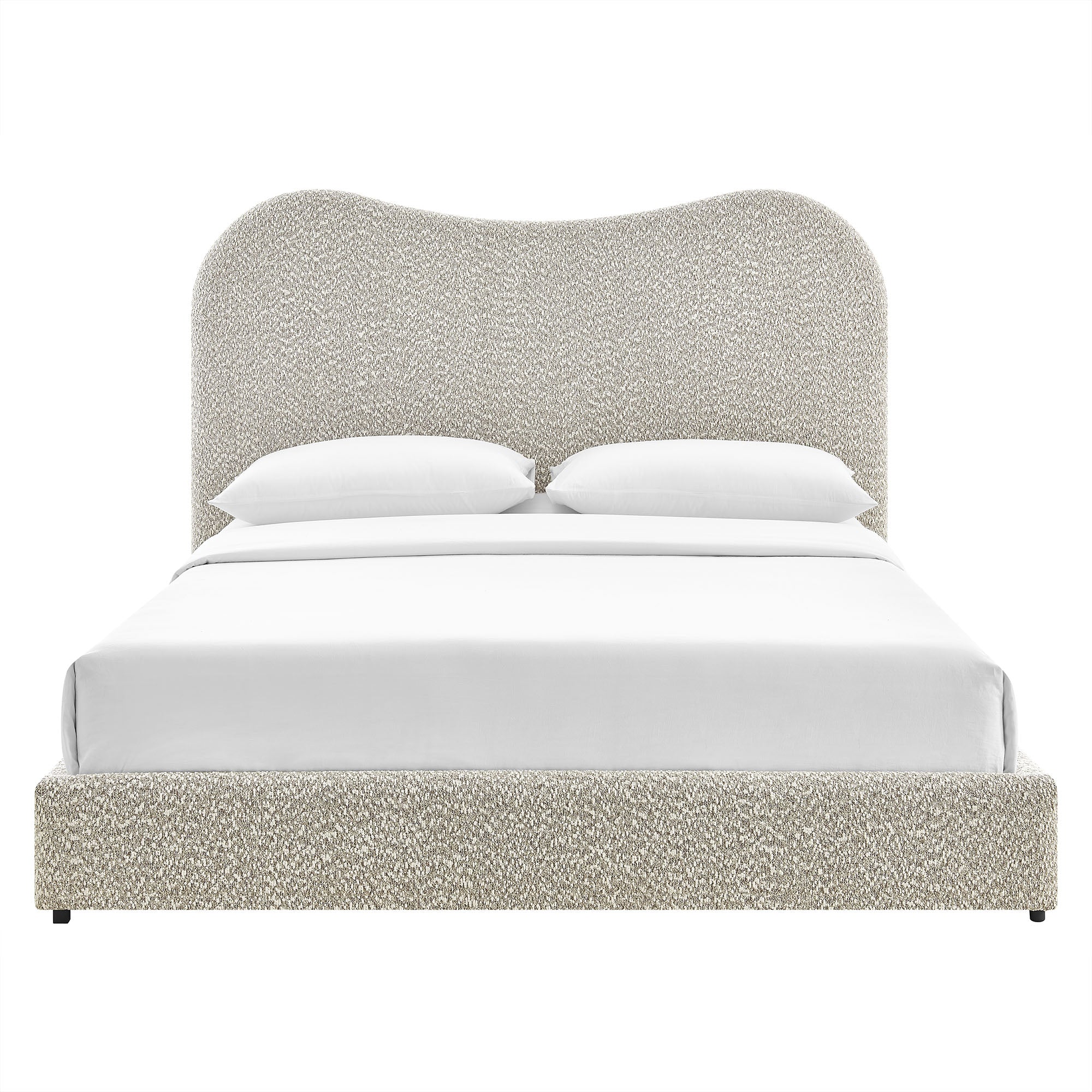 Seluna Boucle Queen Platform Bed by Modway - Image 14