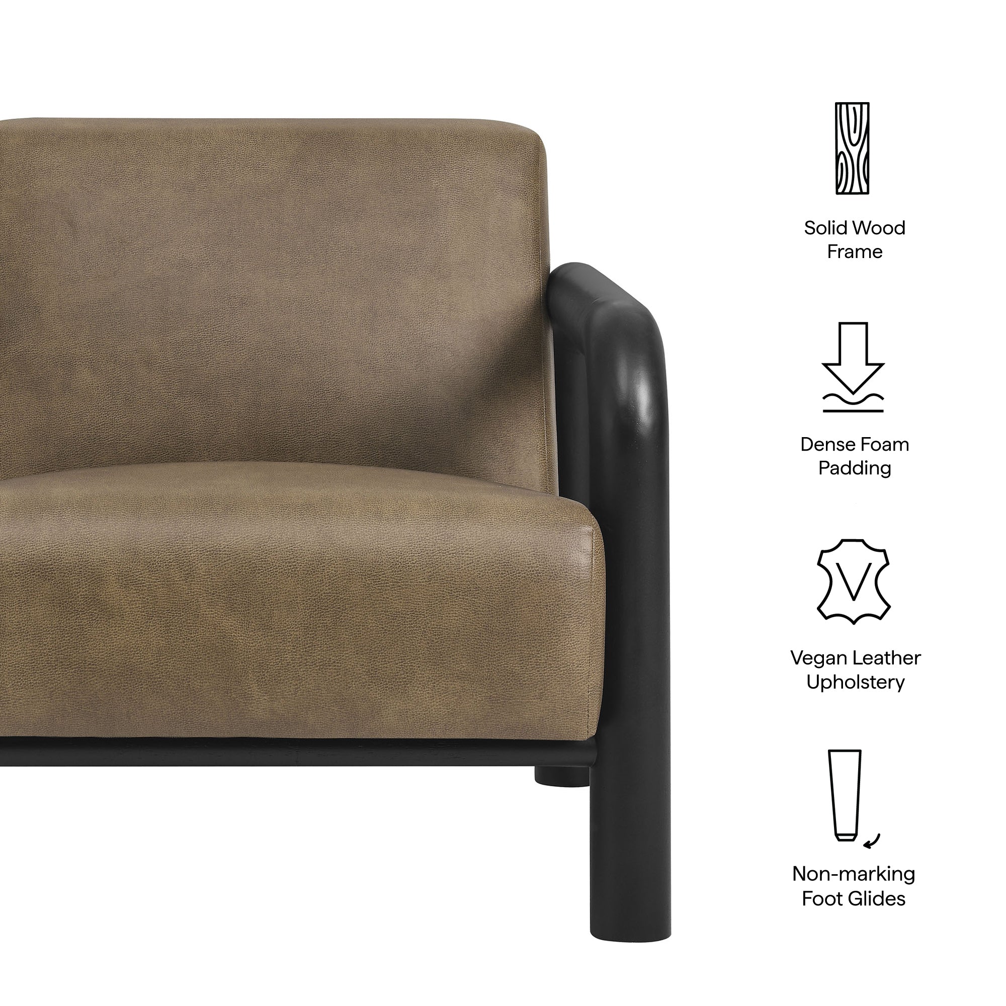 Sereno Vegan Leather Accent Chair by Modway - Image 17
