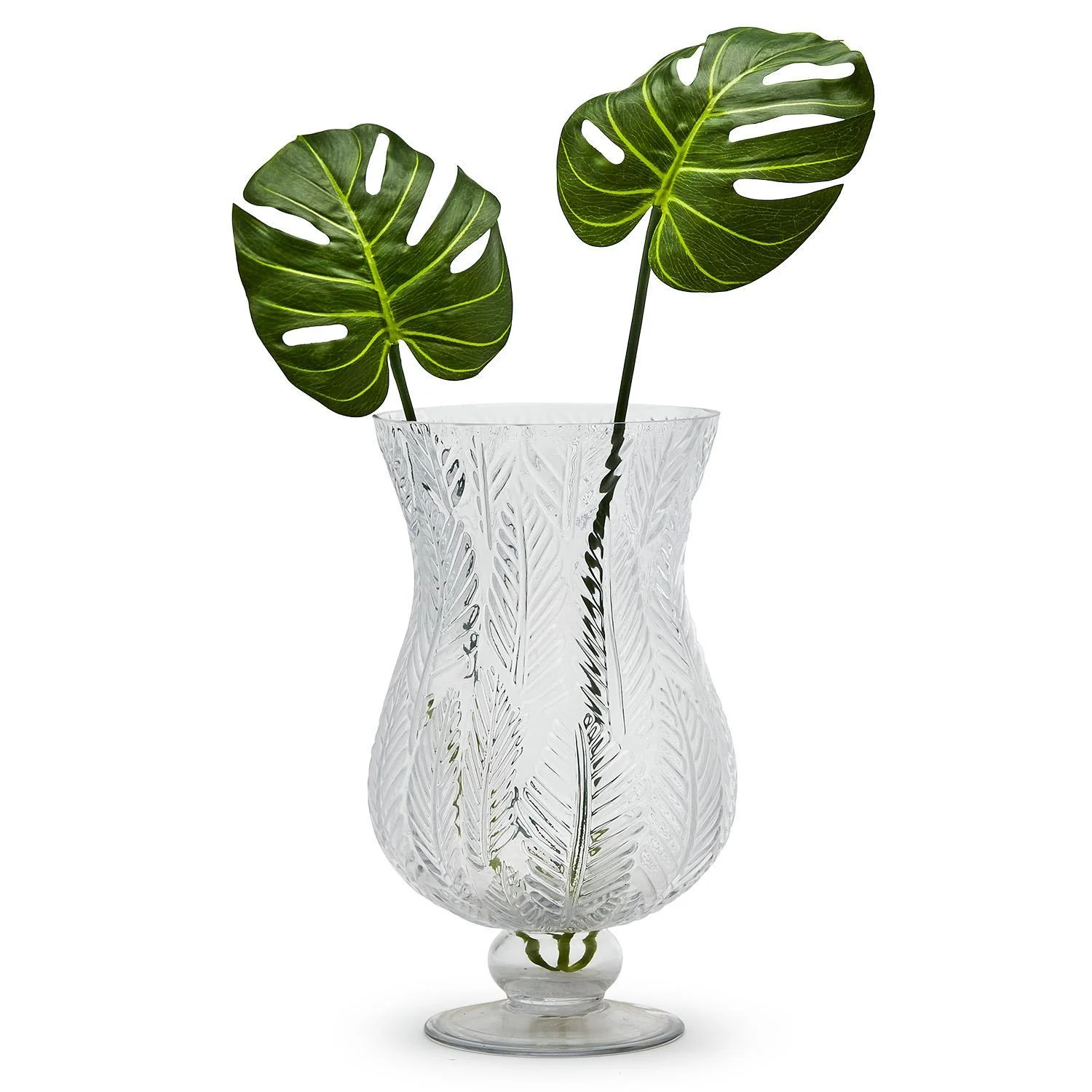 Fern Large Vase / Candleholder Set Of 4 By Two's Company