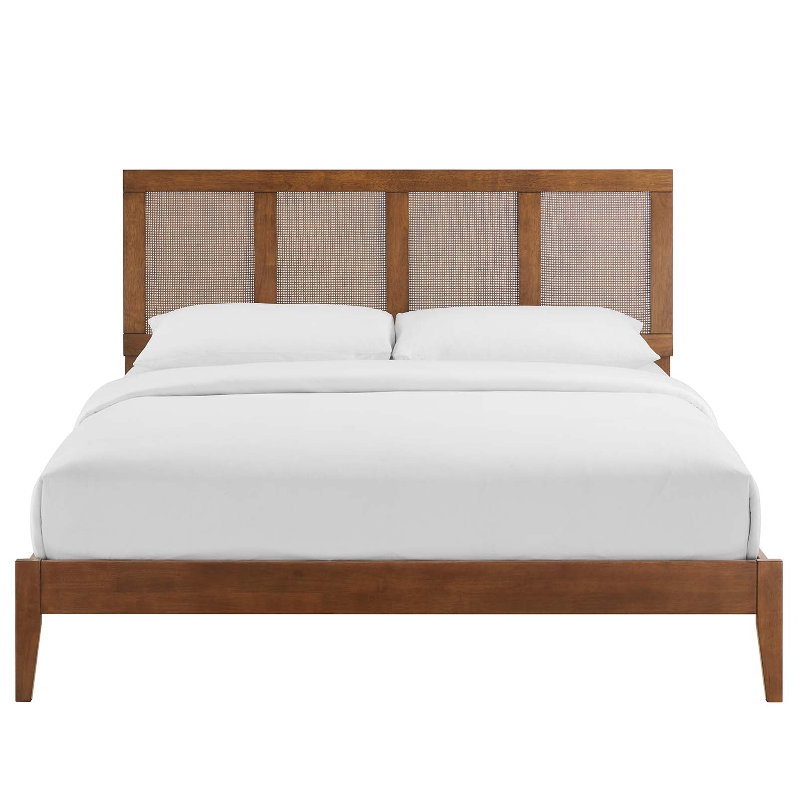 Sirocco Rattan and Wood King Platform Bed By Modway - MOD-7155 - Image 18