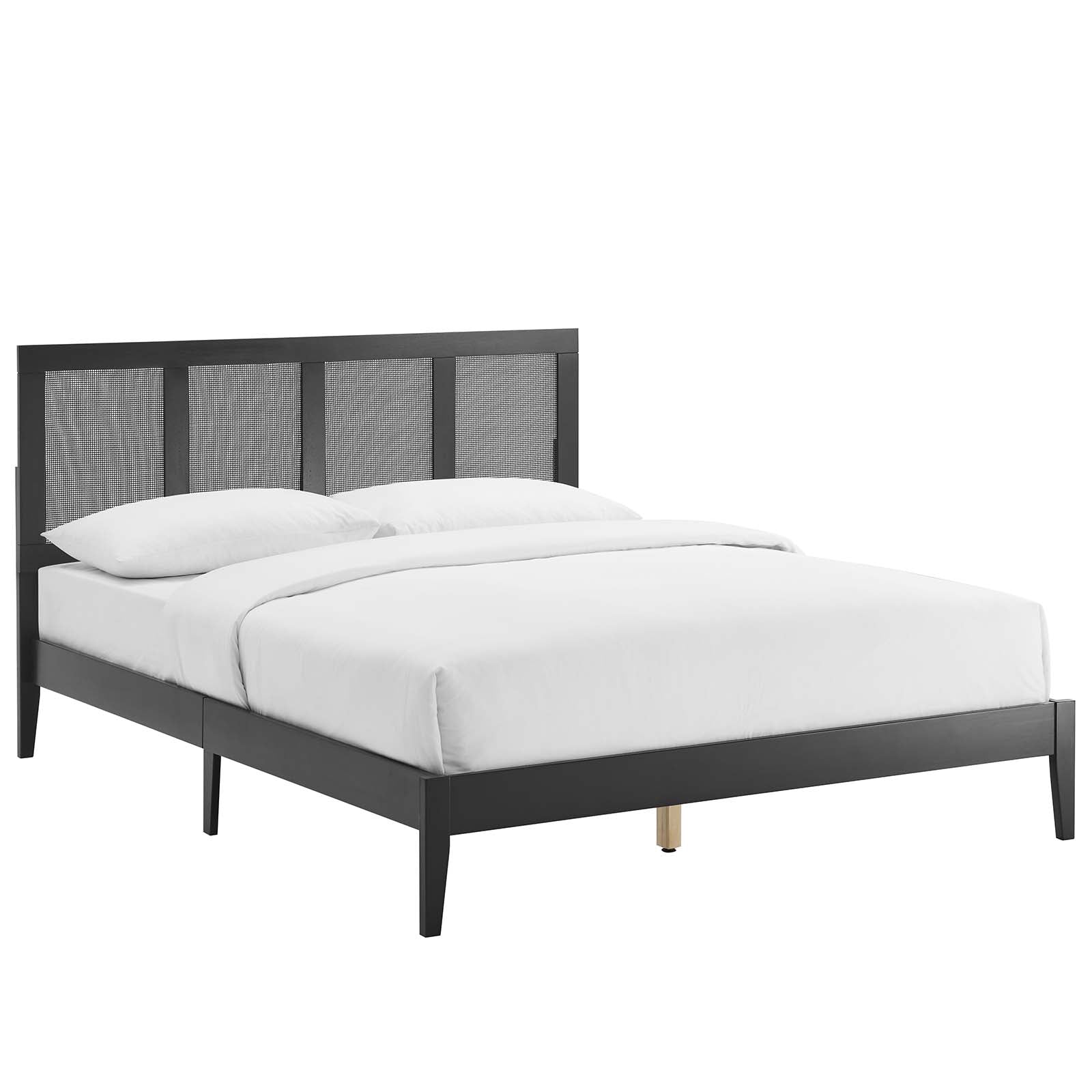 Sirocco Rattan and Wood Queen Platform Bed By Modway - MOD-7154 - Image 2