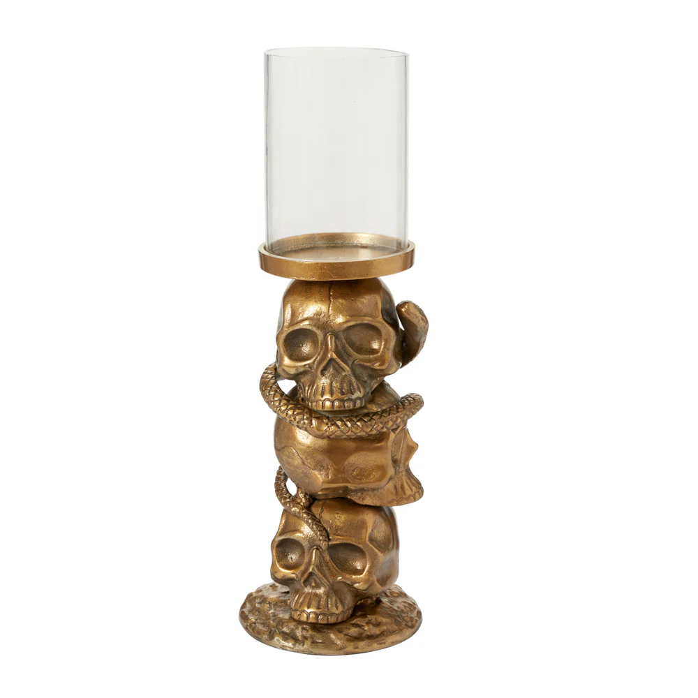 Skull Tower Candleholder By Accent Decor - Image 2