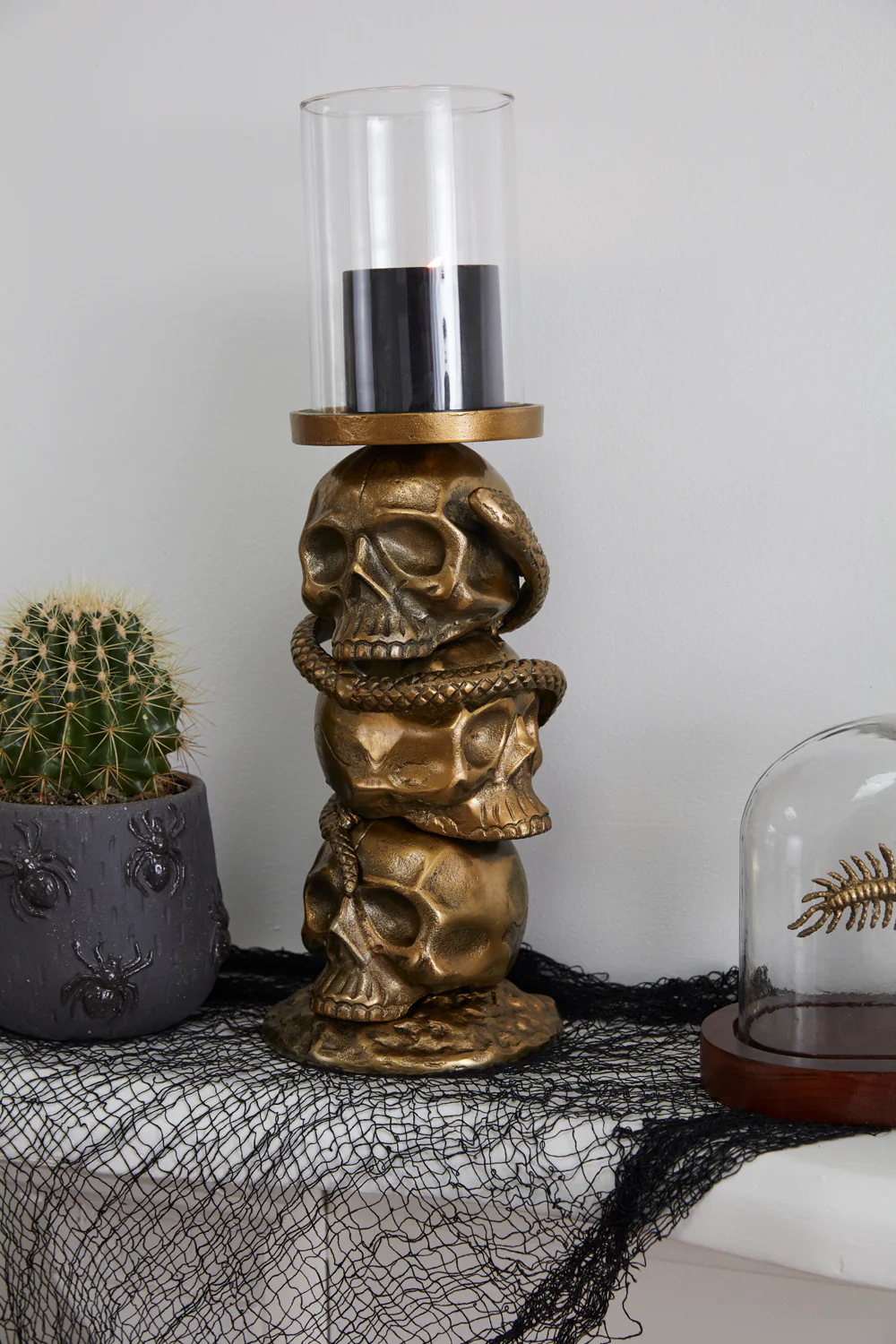 Skull Tower Candleholder By Accent Decor - Image 3