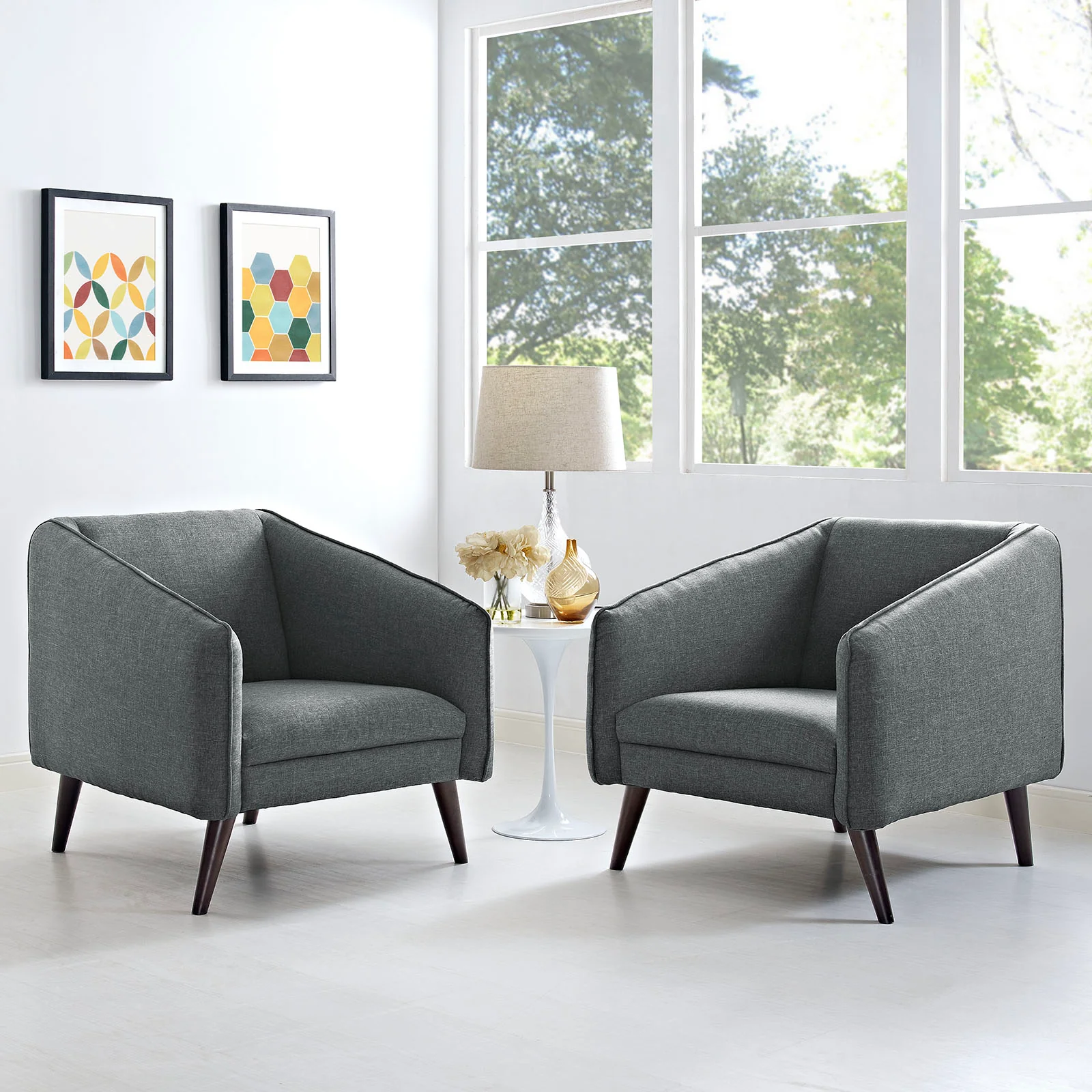Slide Armchairs Set of 2 By Modway - EEI-2452