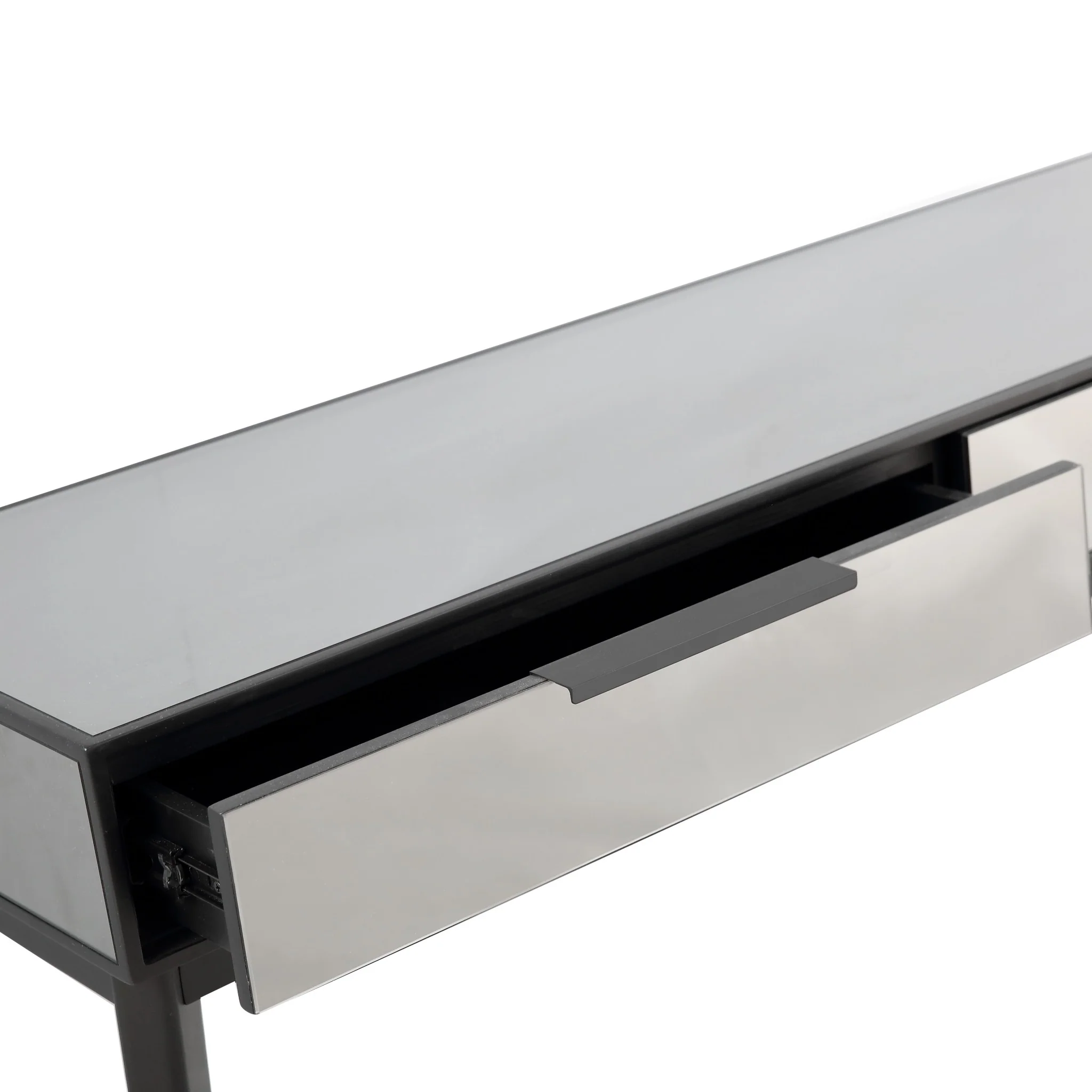 Smokey Grey Console Table By Homeroots - Image 2