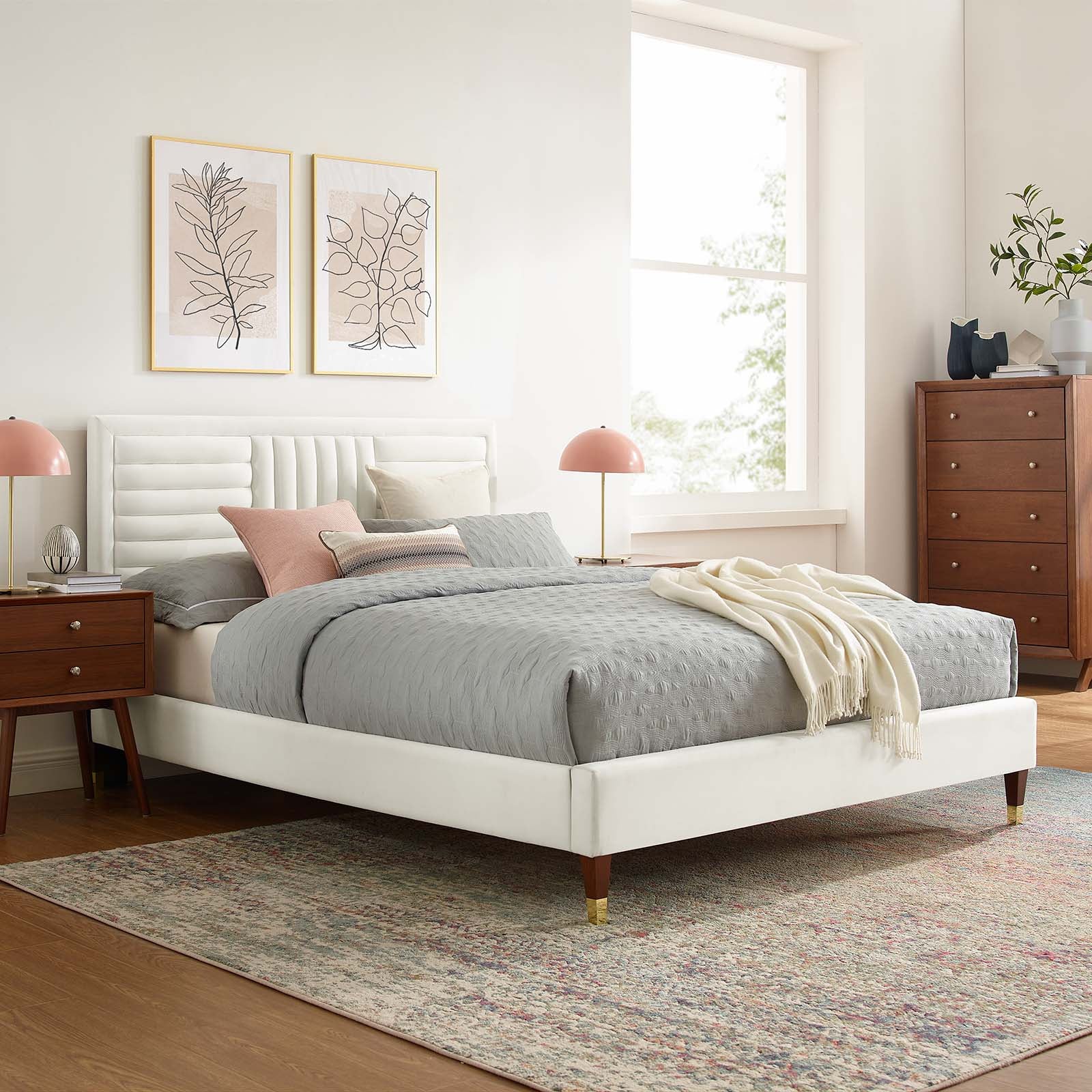 Sofia Channel Tufted Performance Velvet Full Platform Bed By Modway - MOD-6995 - Image 32