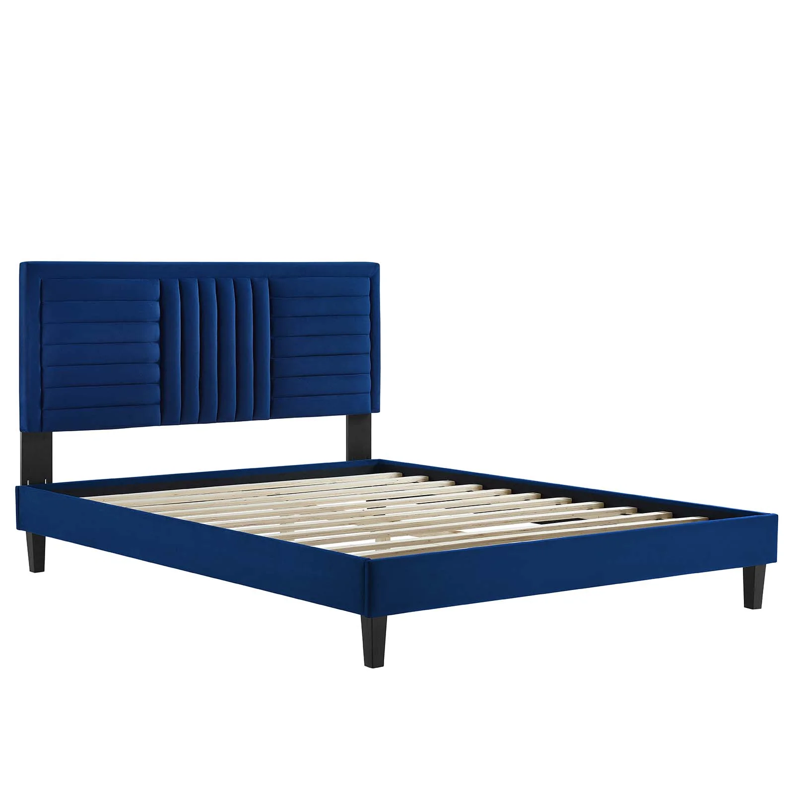 Sofia Channel Tufted Performance Velvet Full Platform Bed By Modway - MOD-6999 - Image 17