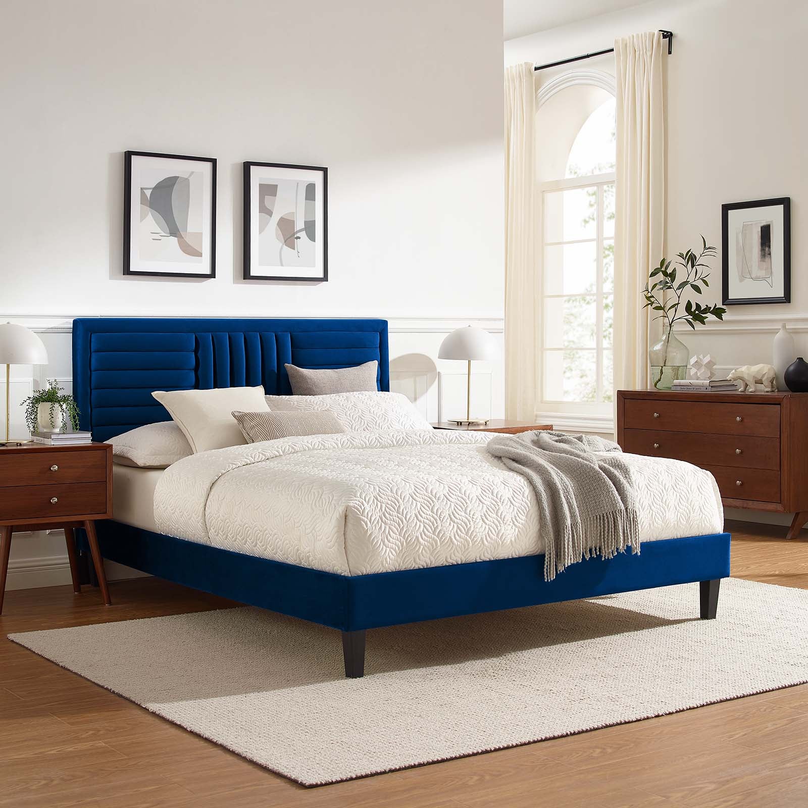 Sofia Channel Tufted Performance Velvet Full Platform Bed By Modway - MOD-6999 - Image 23