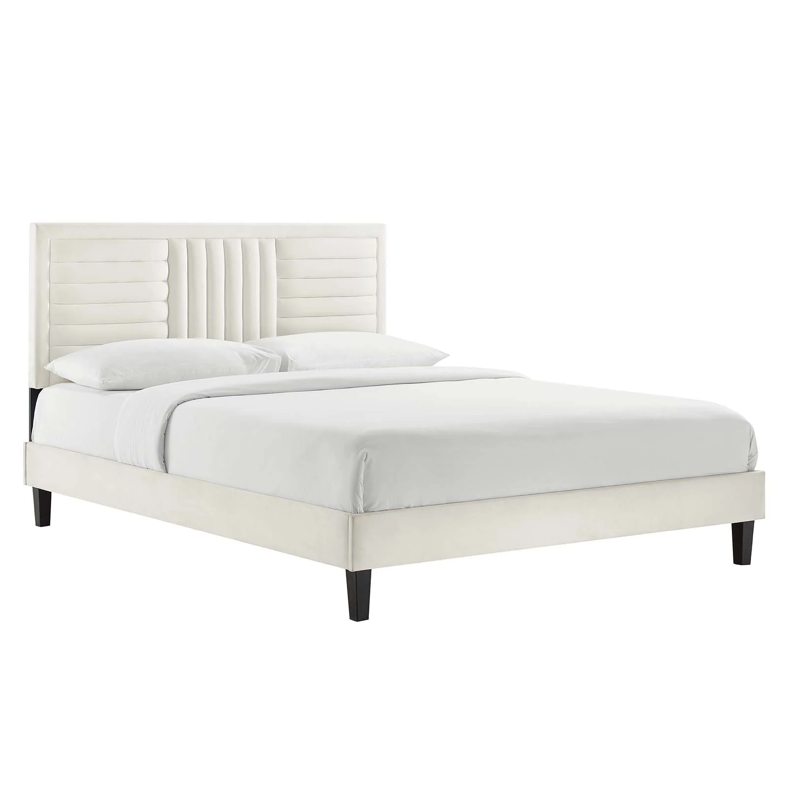 Sofia Channel Tufted Performance Velvet Full Platform Bed By Modway - MOD-6999 - Image 24