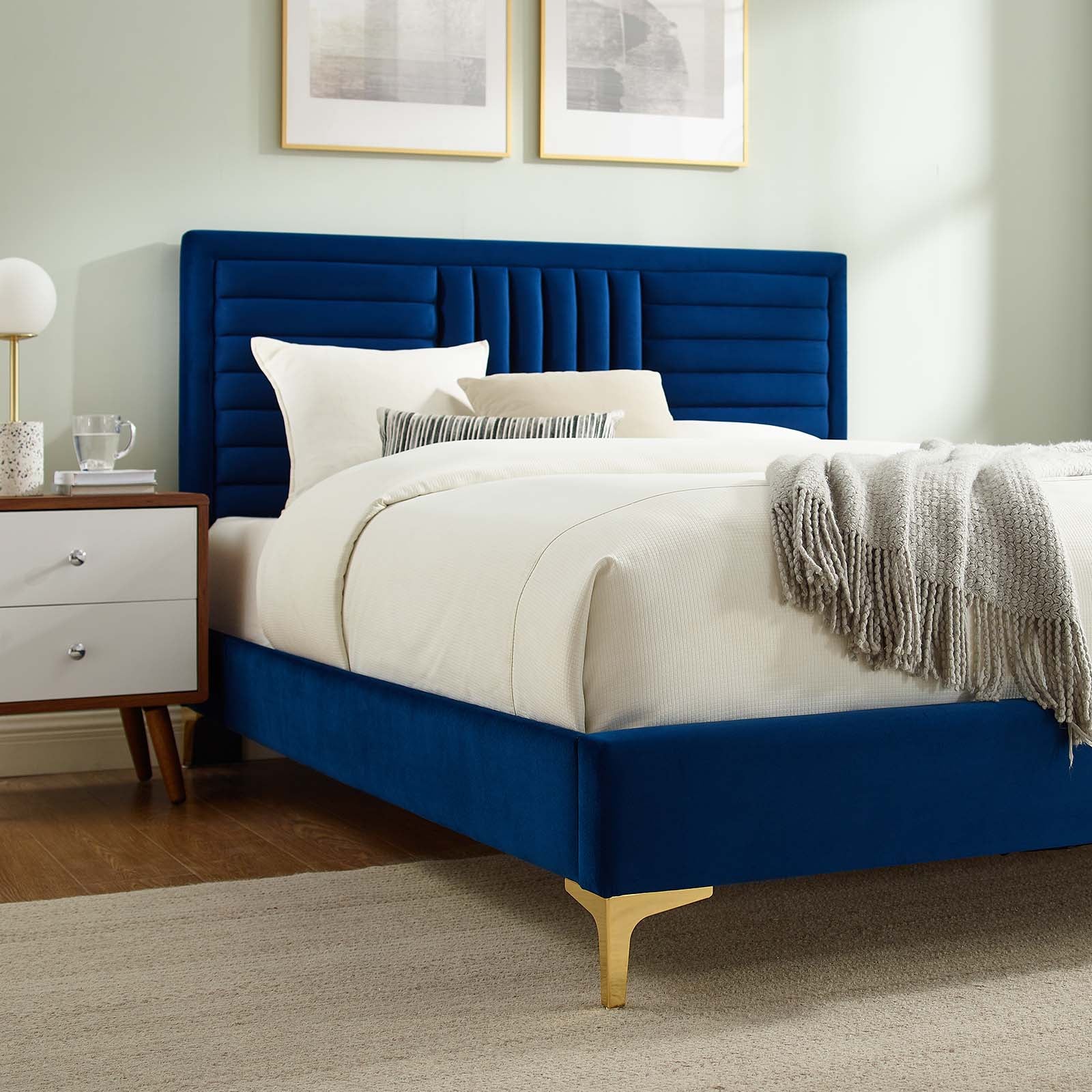 Sofia Channel Tufted Performance Velvet Full Platform Bed By Modway - MOD-7003 - Image 23