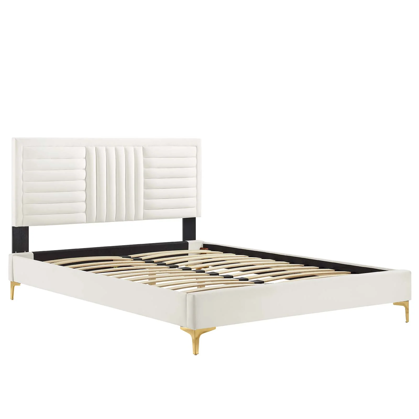 Sofia Channel Tufted Performance Velvet Full Platform Bed By Modway - MOD-7003 - Image 28