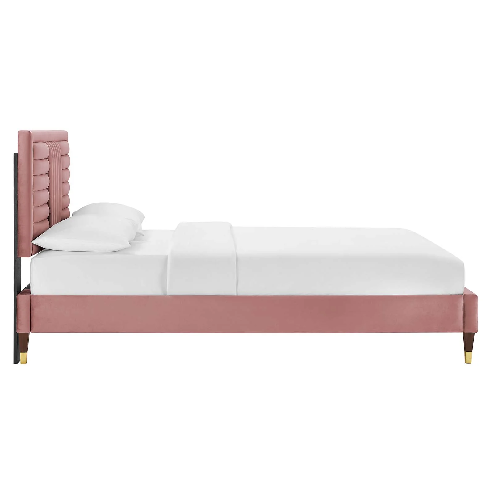 Sofia Channel Tufted Performance Velvet Queen Platform Bed By Modway - MOD-6971 - Image 10
