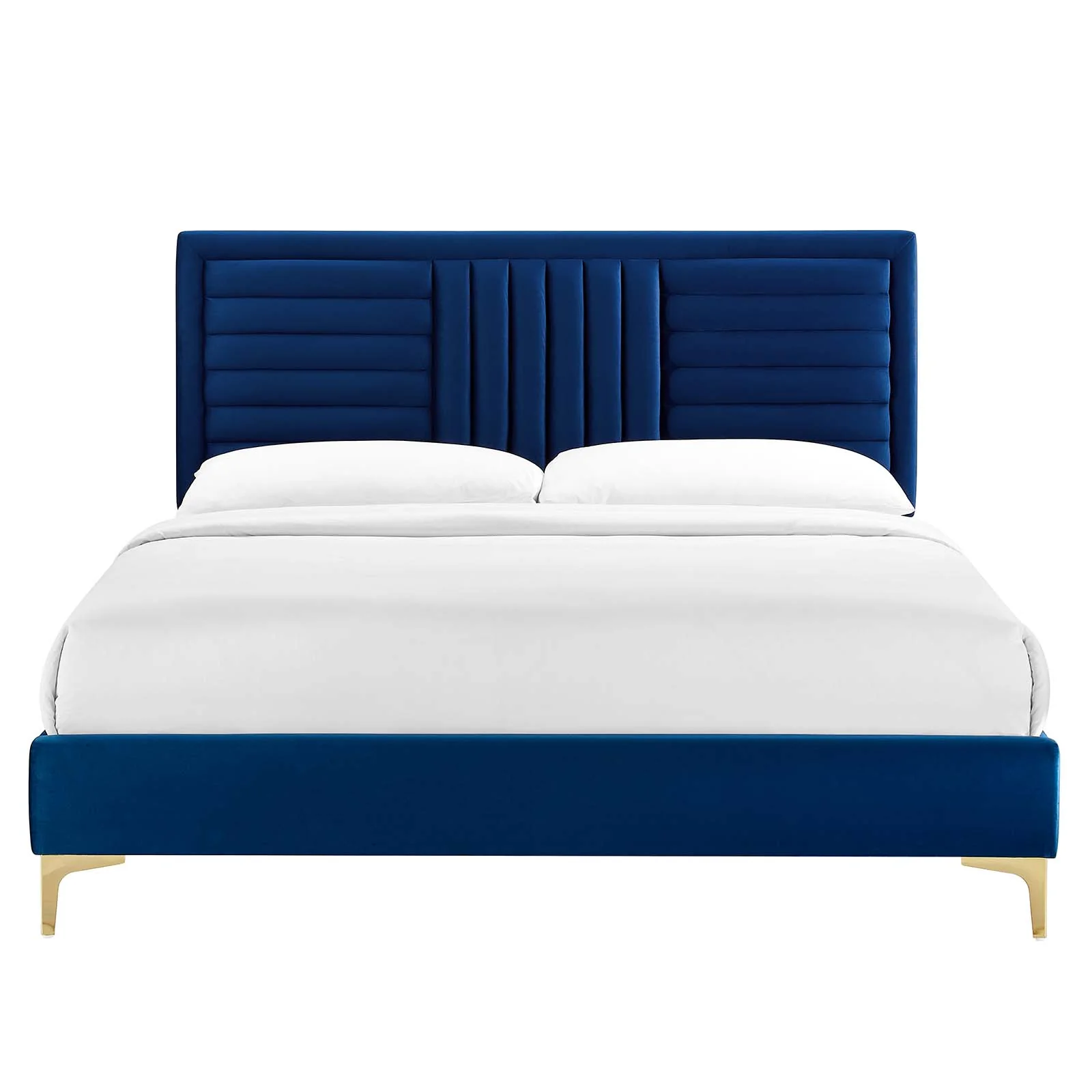 Sofia Channel Tufted Performance Velvet Twin Platform Bed By Modway - MOD-6991 - Image 19