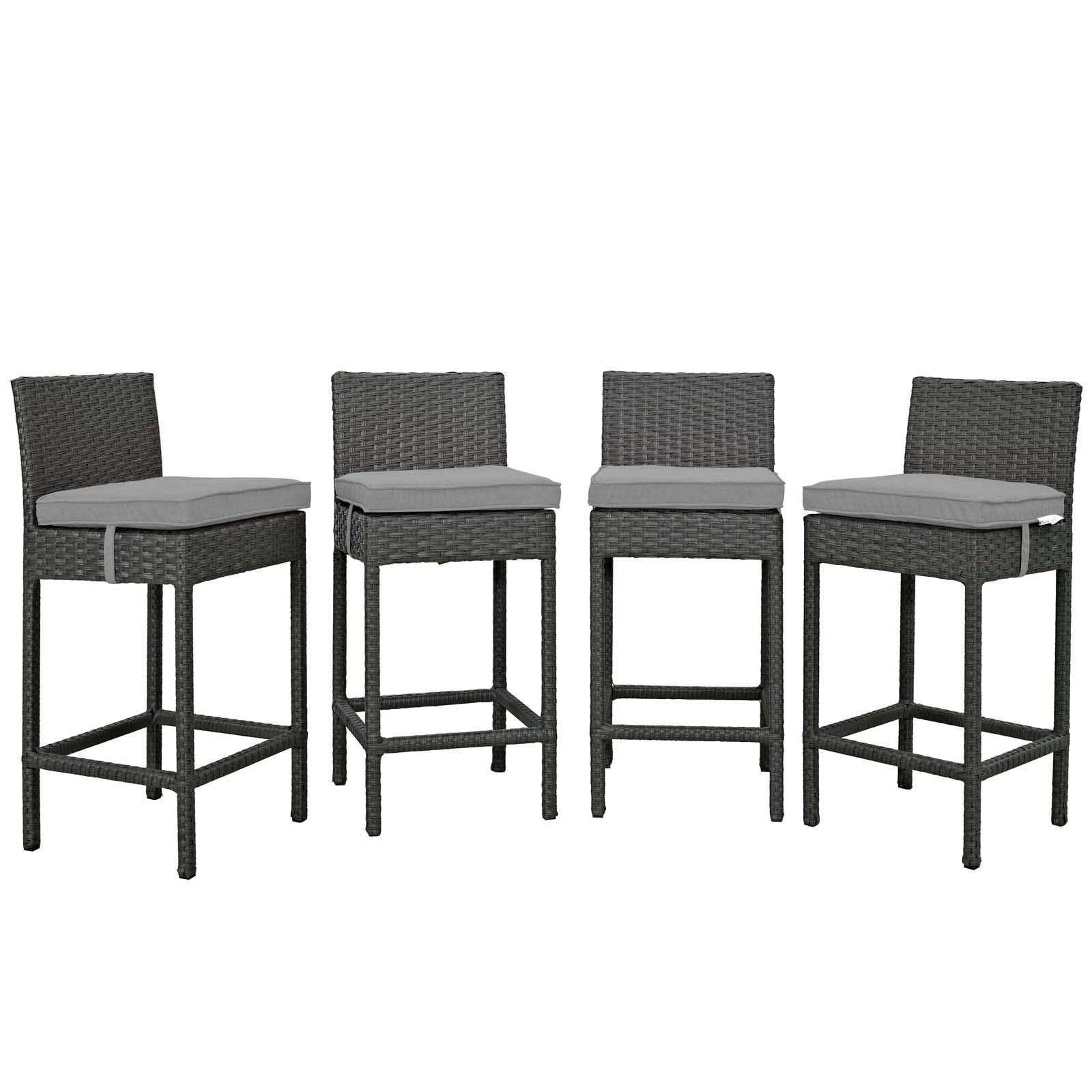 Sojourn 4 Piece Outdoor Patio Sunbrella® Pub Set By Modway - EEI-2196 - Image 4