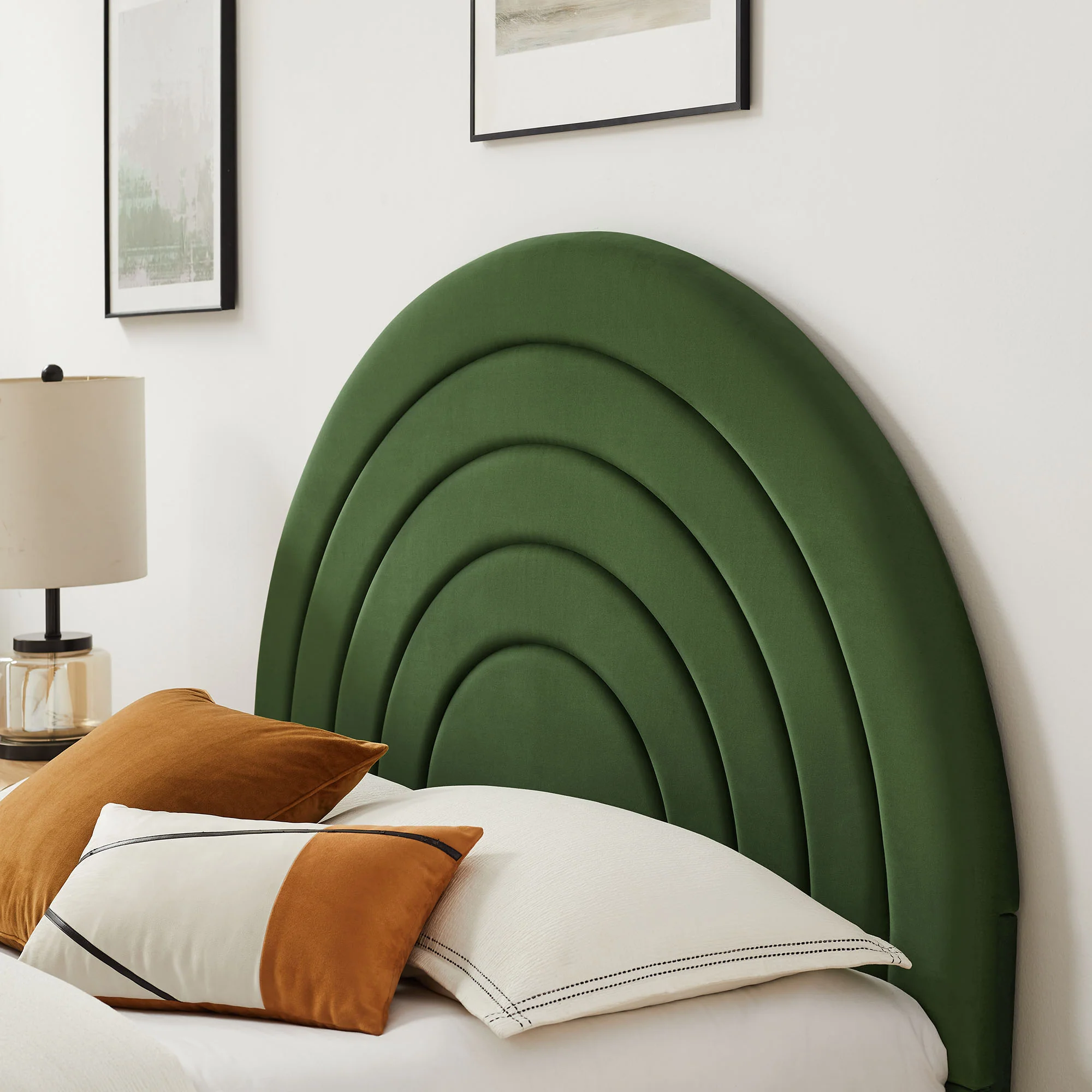 Solana Arched Performance Velvet Full Platform Bed by Modway - Image 24