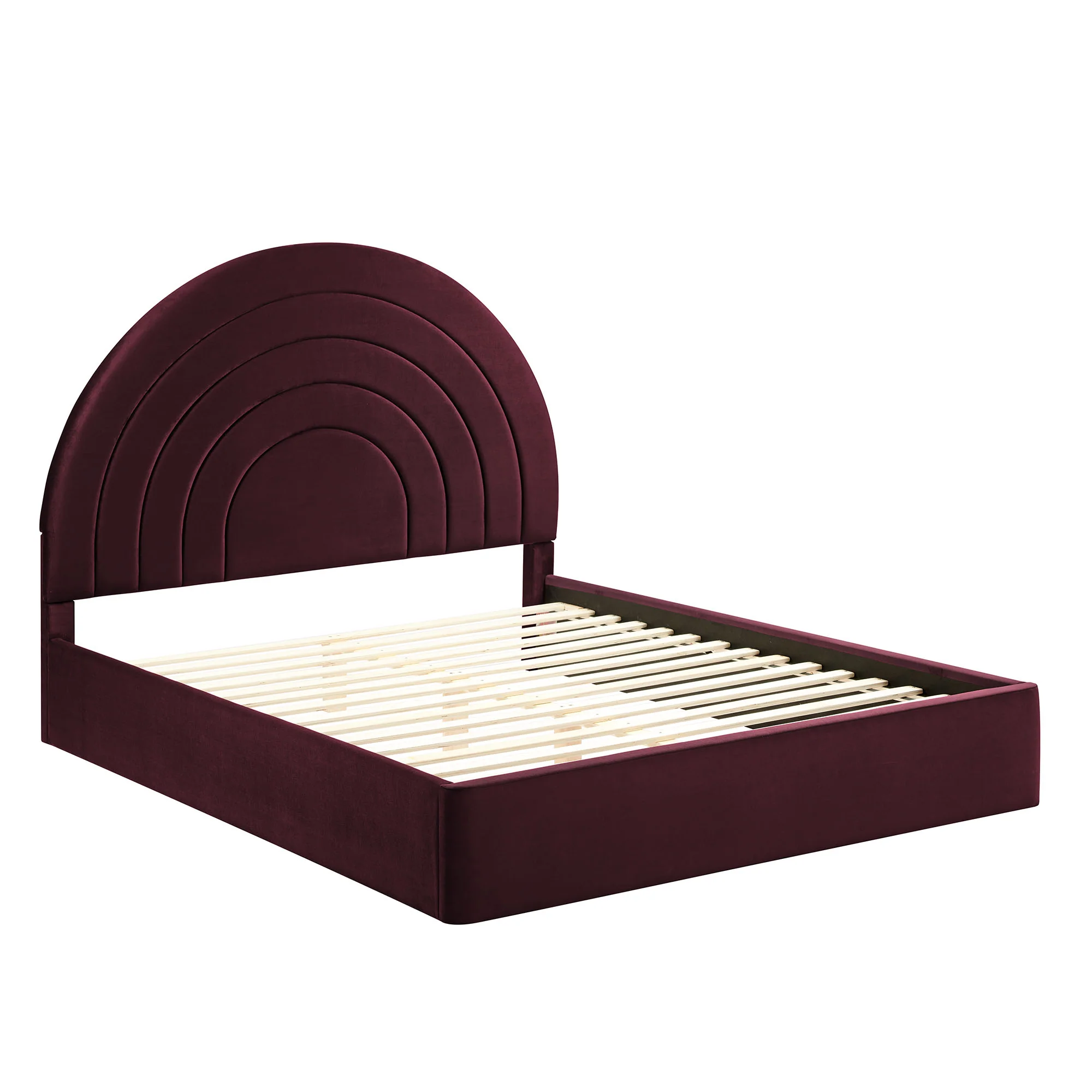 Solana Arched Performance Velvet King Platform Bed by Modway - Image 29