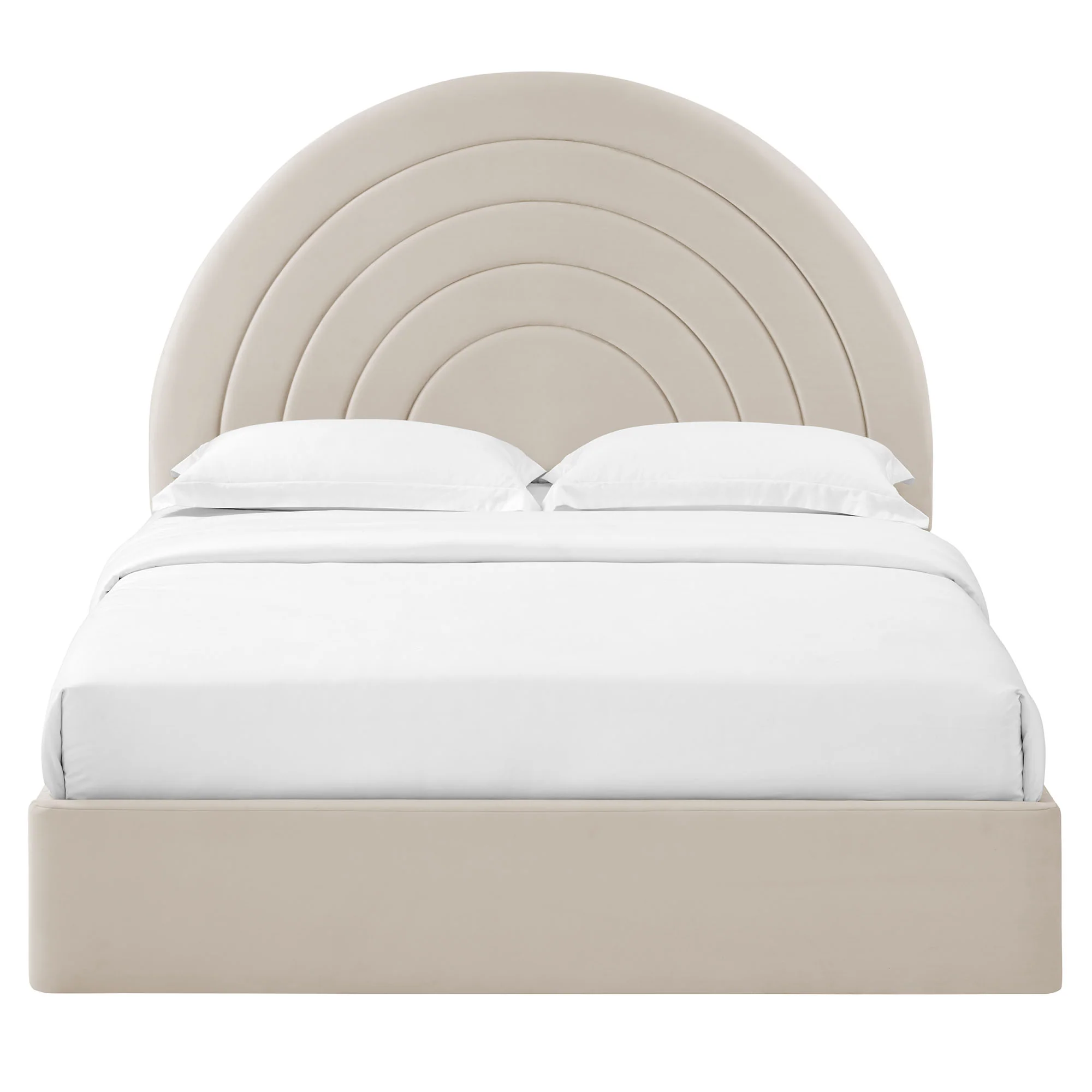 Solana Arched Performance Velvet King Platform Bed by Modway - Image 5