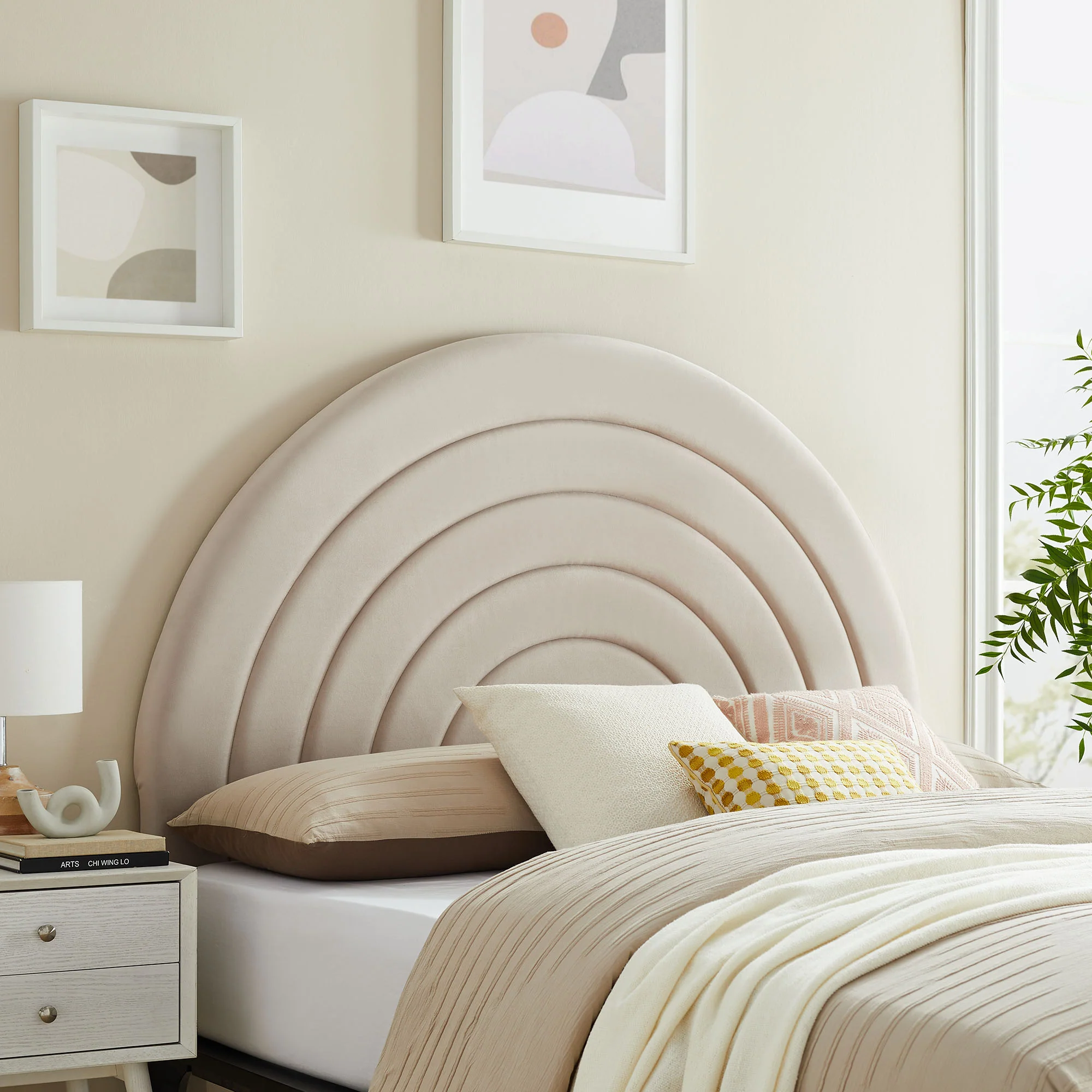 Solana Arched Performance Velvet Queen Headboard by Modway