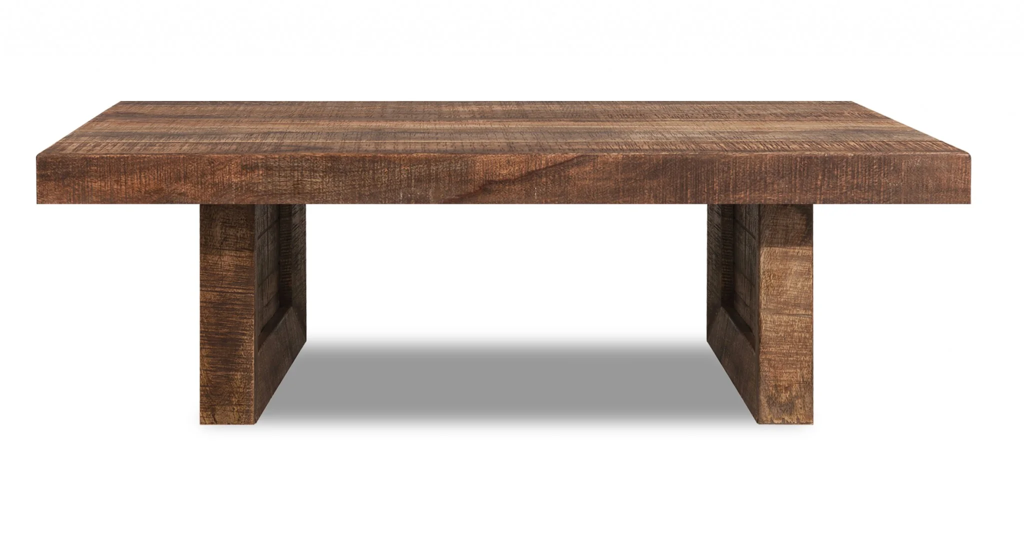Solid Wood Butcher Block Dining Bench By Homeroots