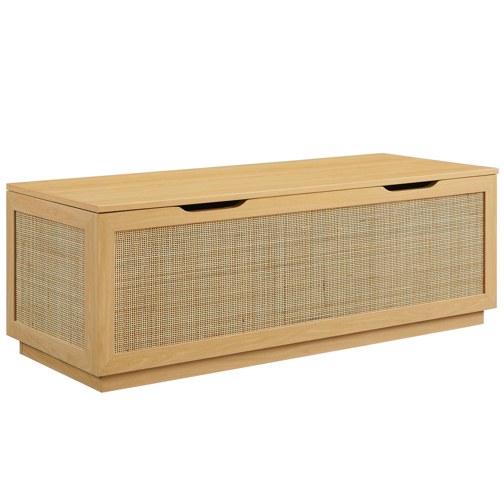 Soma 47" Rattan Storage Bench by Modway - Image 2