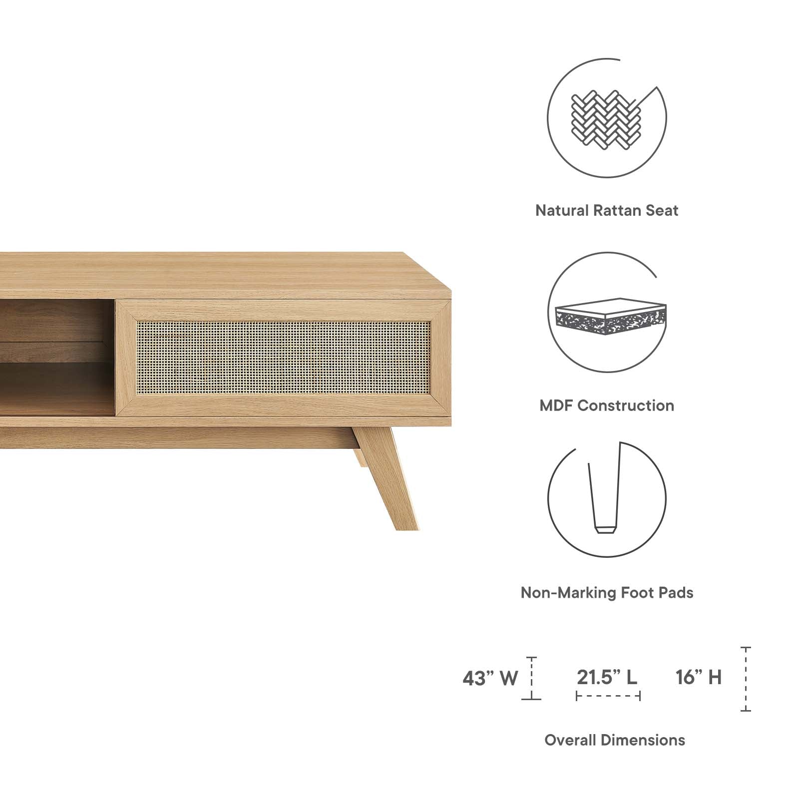 Soma Coffee Table By Modway - EEI-6041 - Image 7
