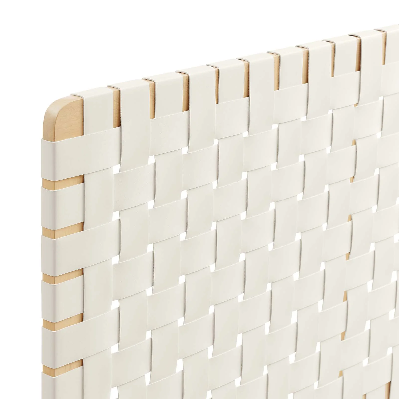 Sparta Weave Queen Vegan Leather Headboard By Modway - MOD-7125 - Image 5