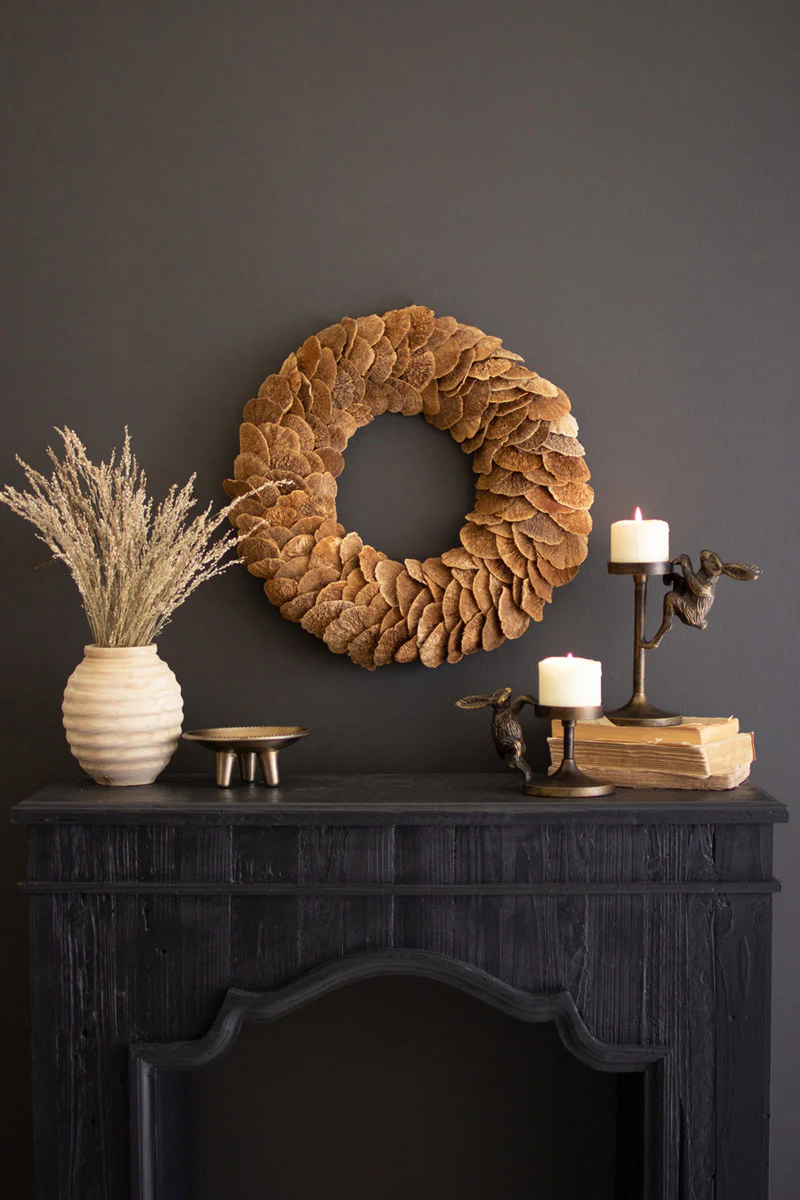 Sponge Mushroom Wreath By Kalalou