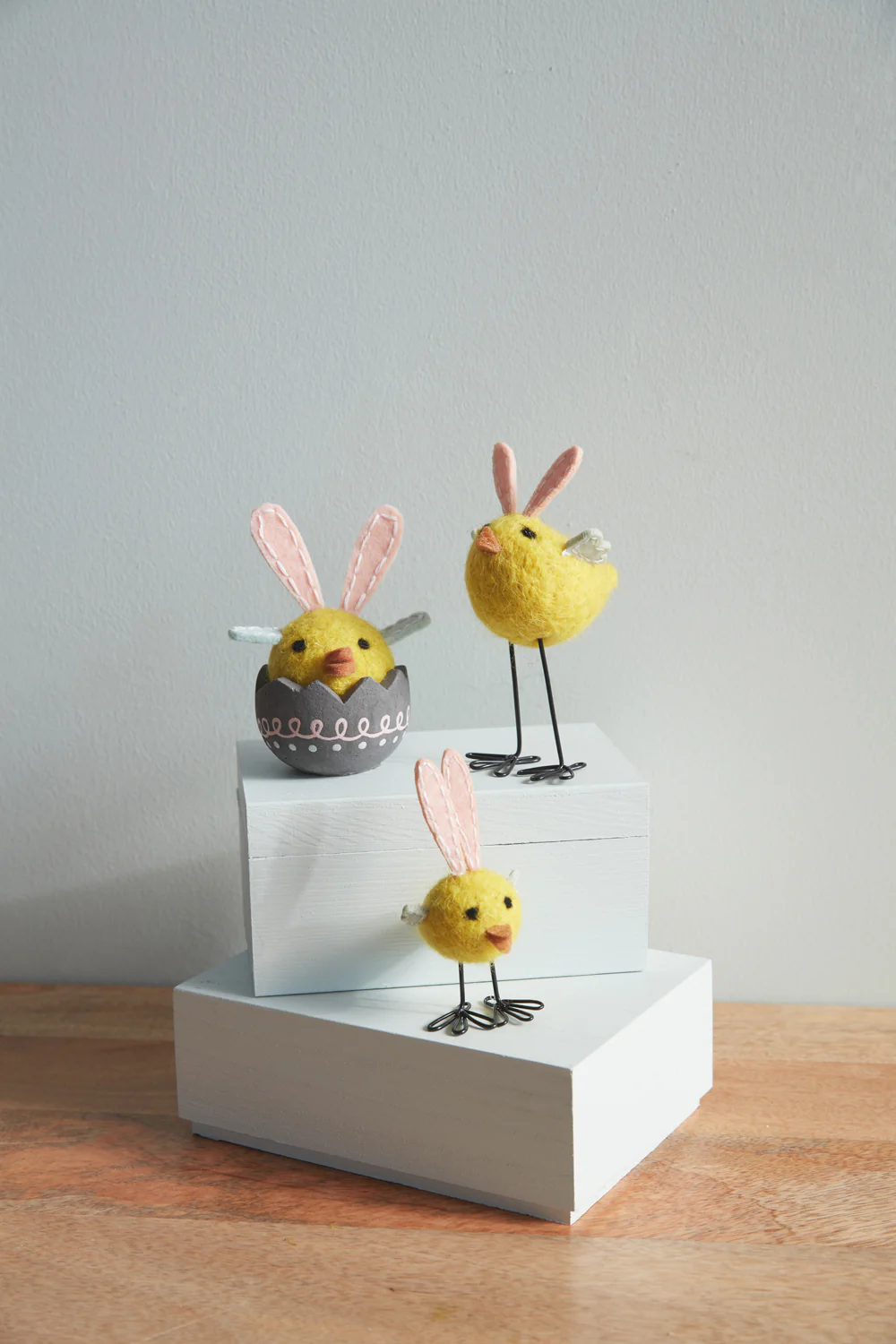 Spring Chicken Figurine Set of 8 By Accent Decor